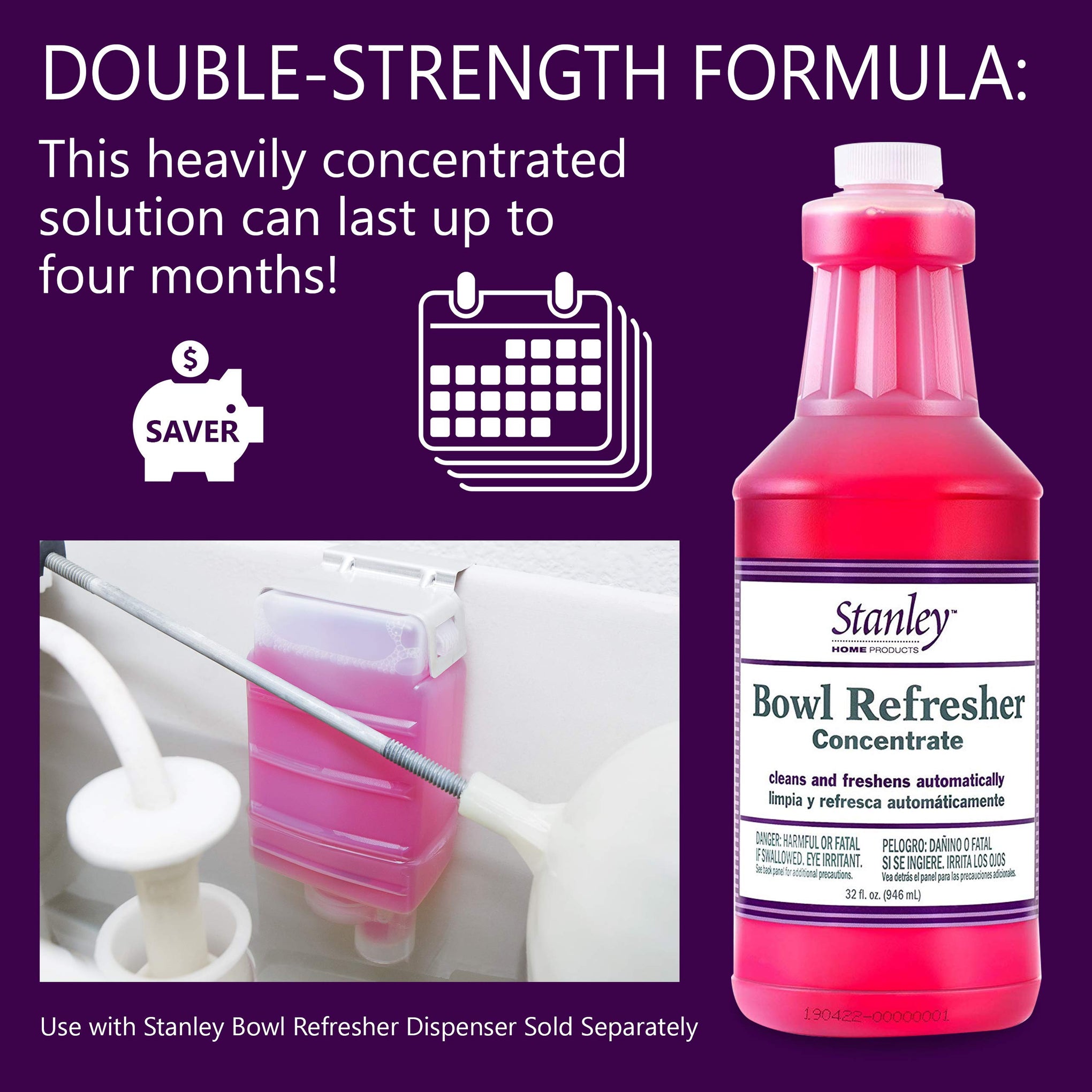 Stanley Toilet Bowl Cleaner & Deodorizer Concentrate 32 oz (32 Fl Oz)