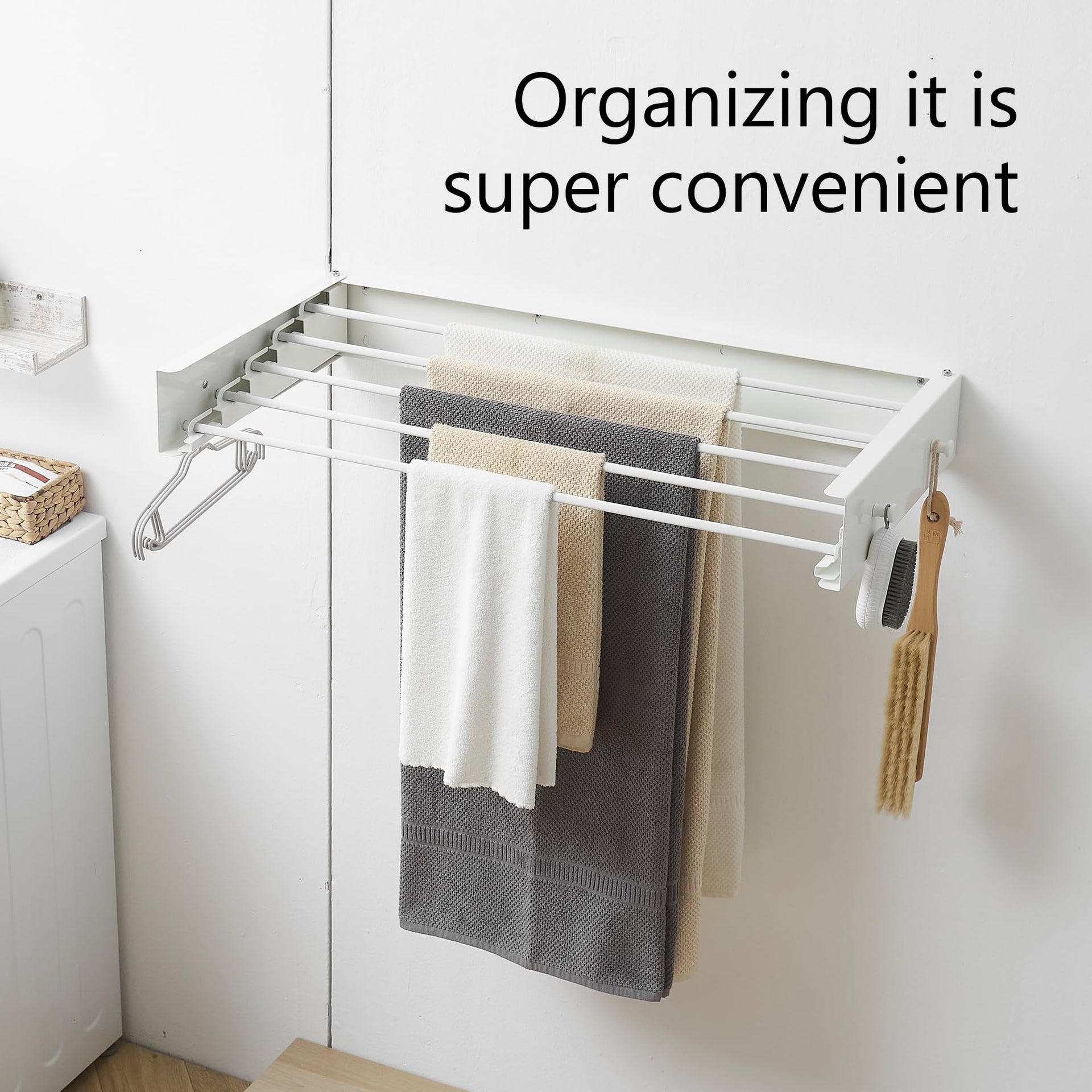 Wall Mounted Clothes Drying Rack