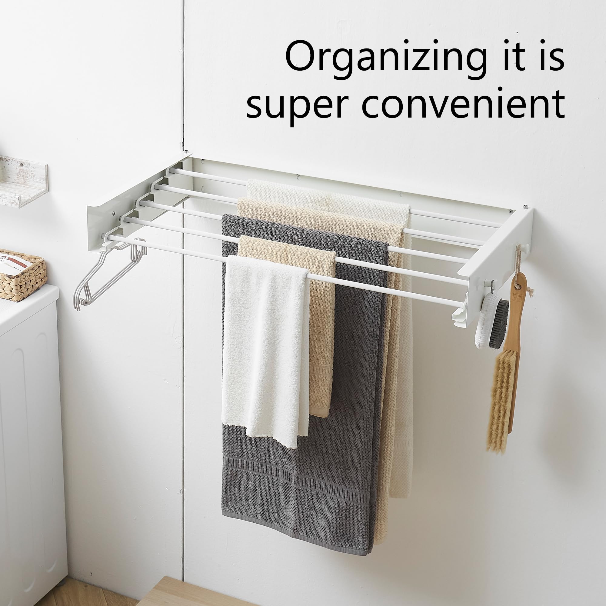 Wall Mounted Clothes Drying Rack
