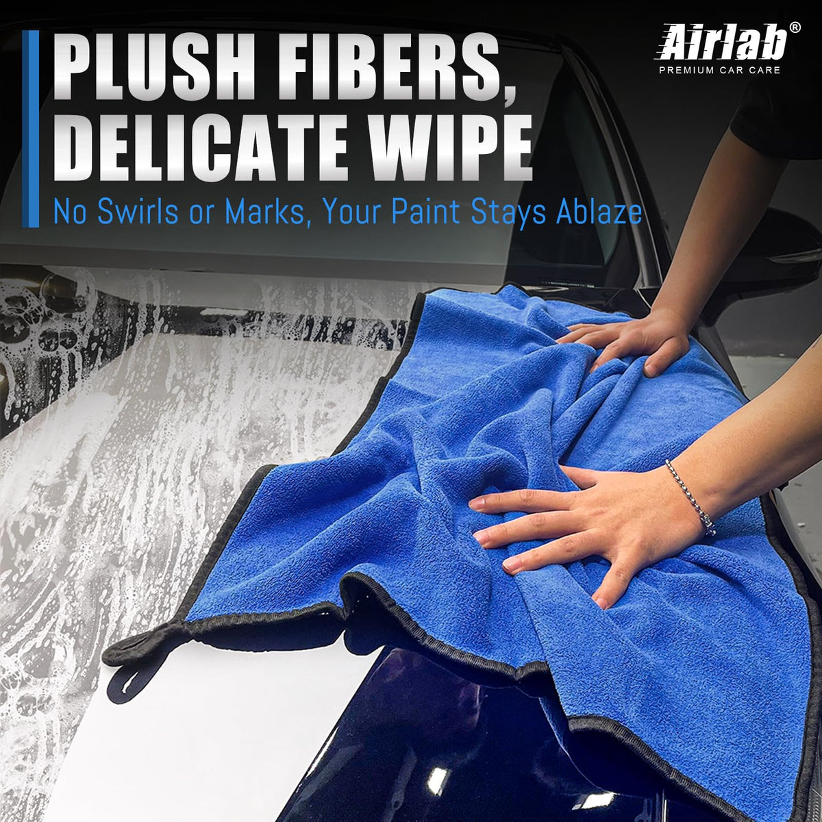 Microfiber Towels Cars Wash Drying Cleaning Cloth (2 Count)