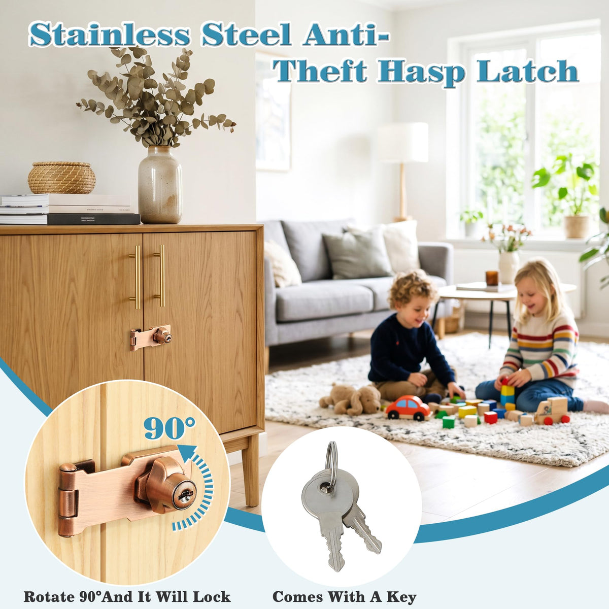 Keyed Hasp Latch
