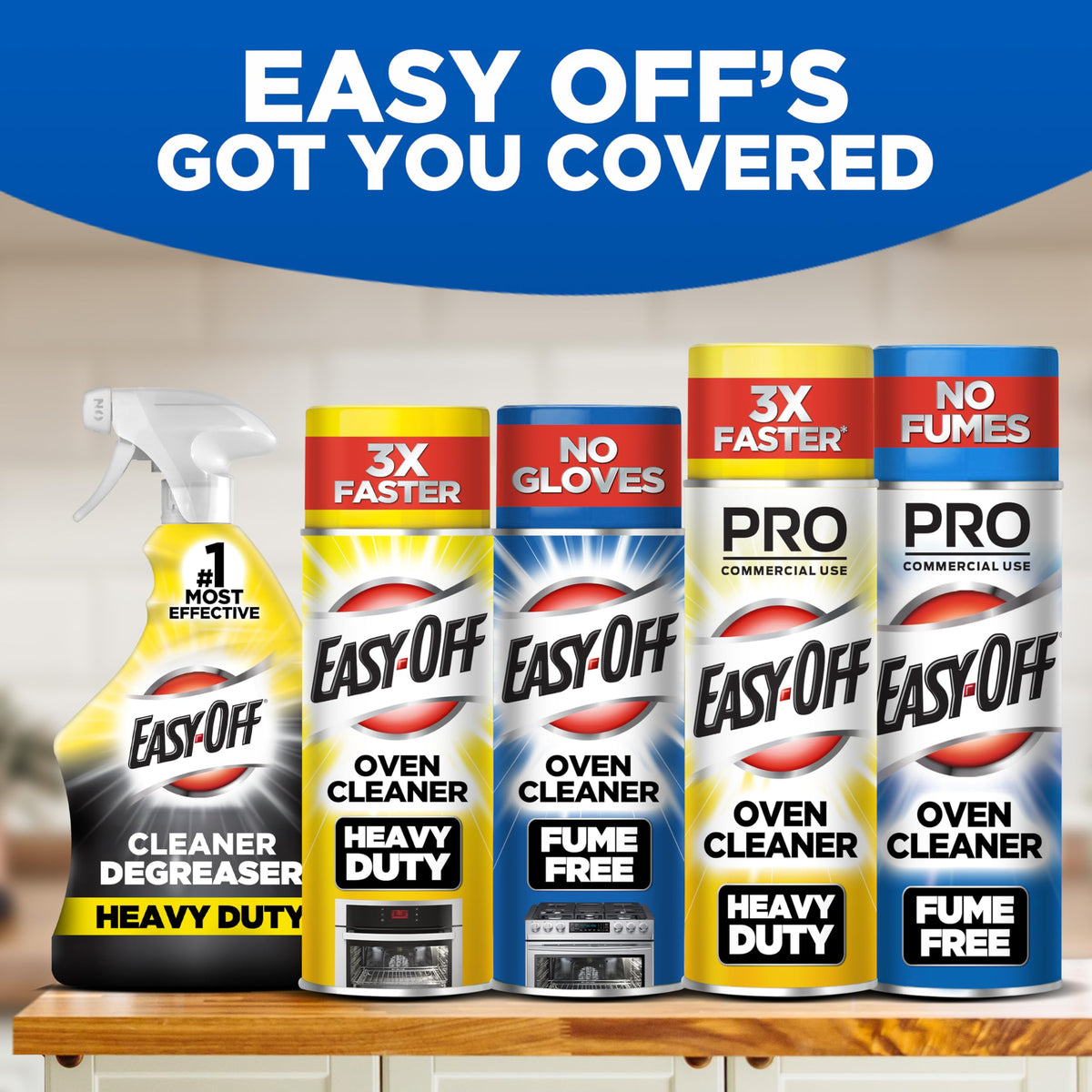 Easy Off Fume Free PRO size Oven Cleaner Foam (14.5 Fl Oz)