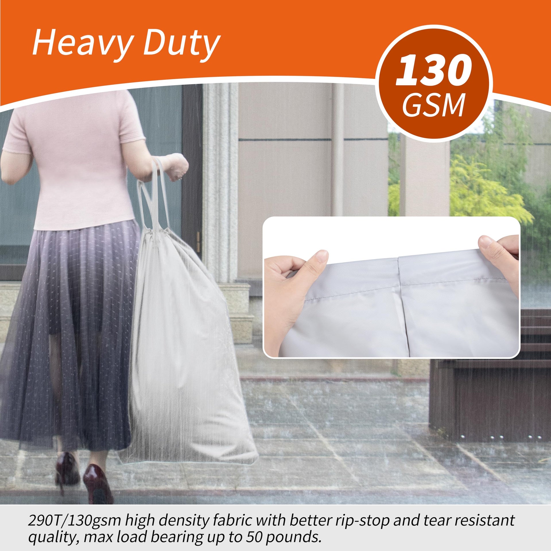 Extra Heavy Duty Laundry Bag with Handles