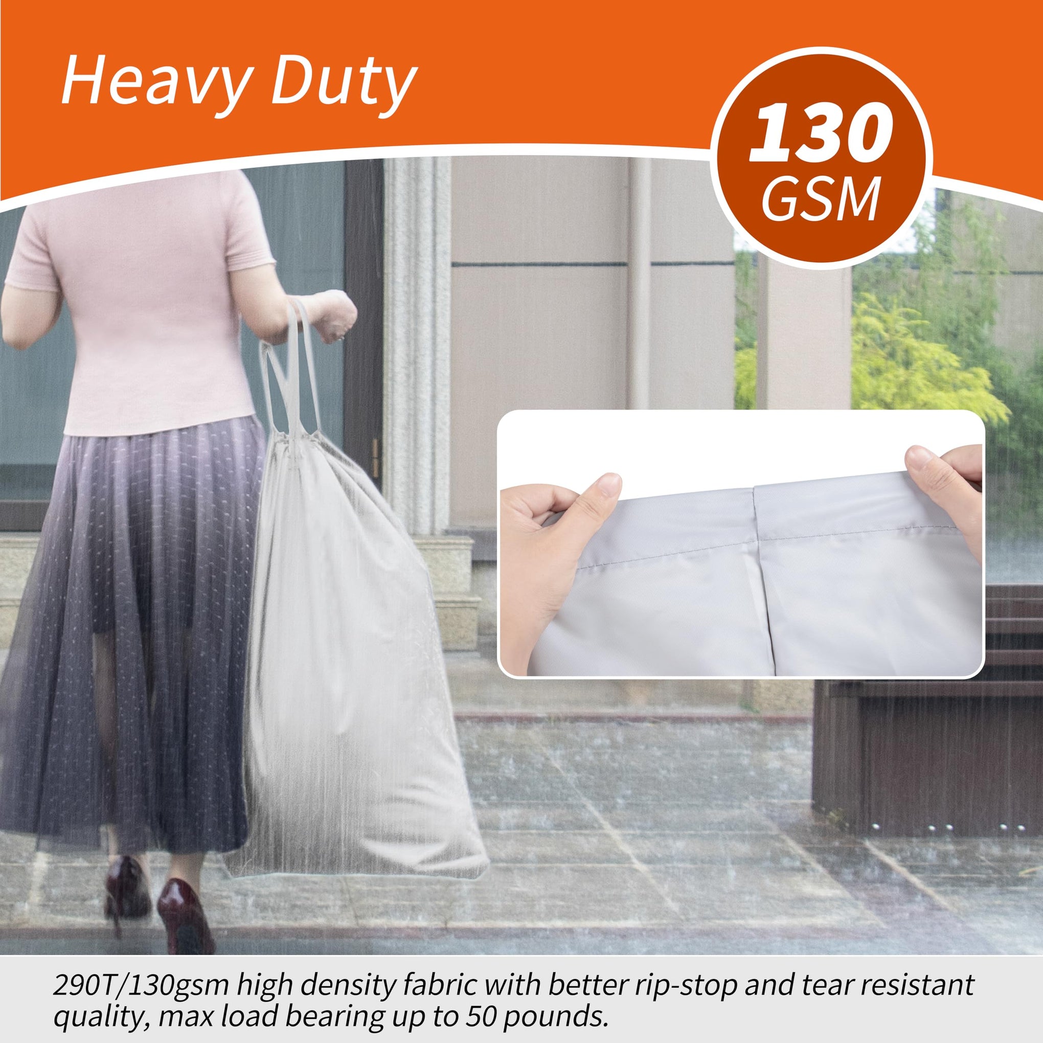 Extra Heavy Duty Laundry Bag with Handles