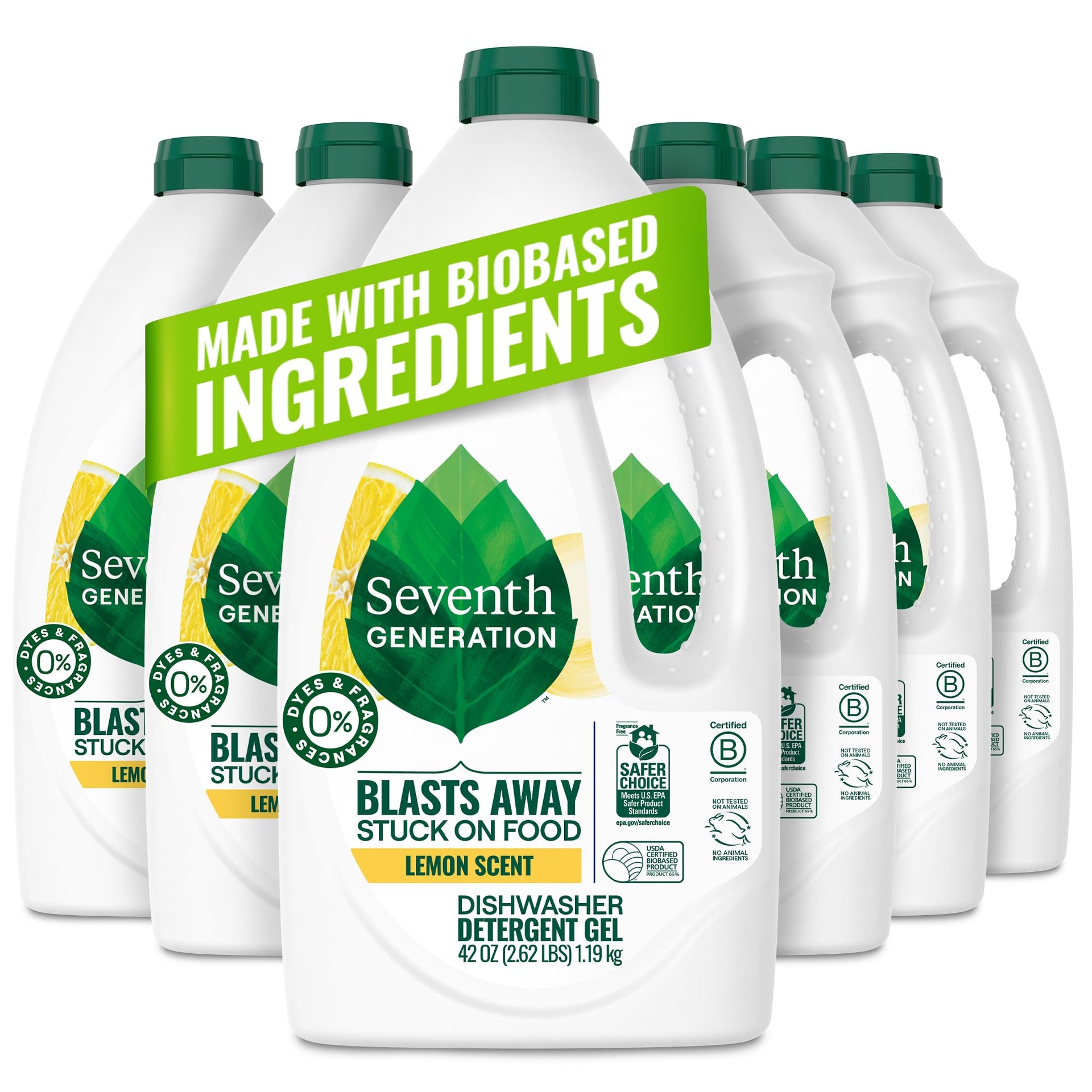 Lemon Dishwasher Detergent Gel (252 Ounce)