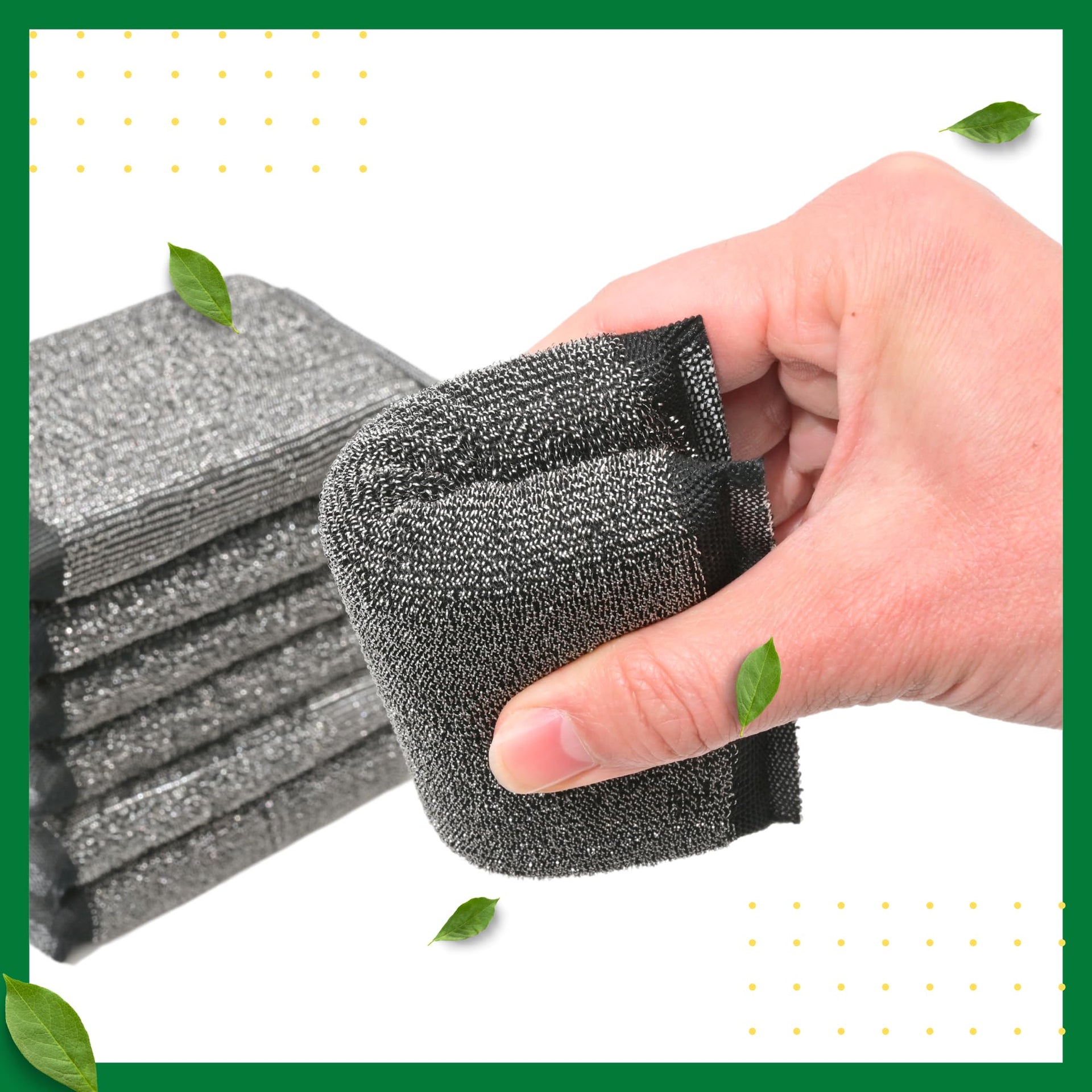 Steel Wool Scrub Sponges (6 Count)