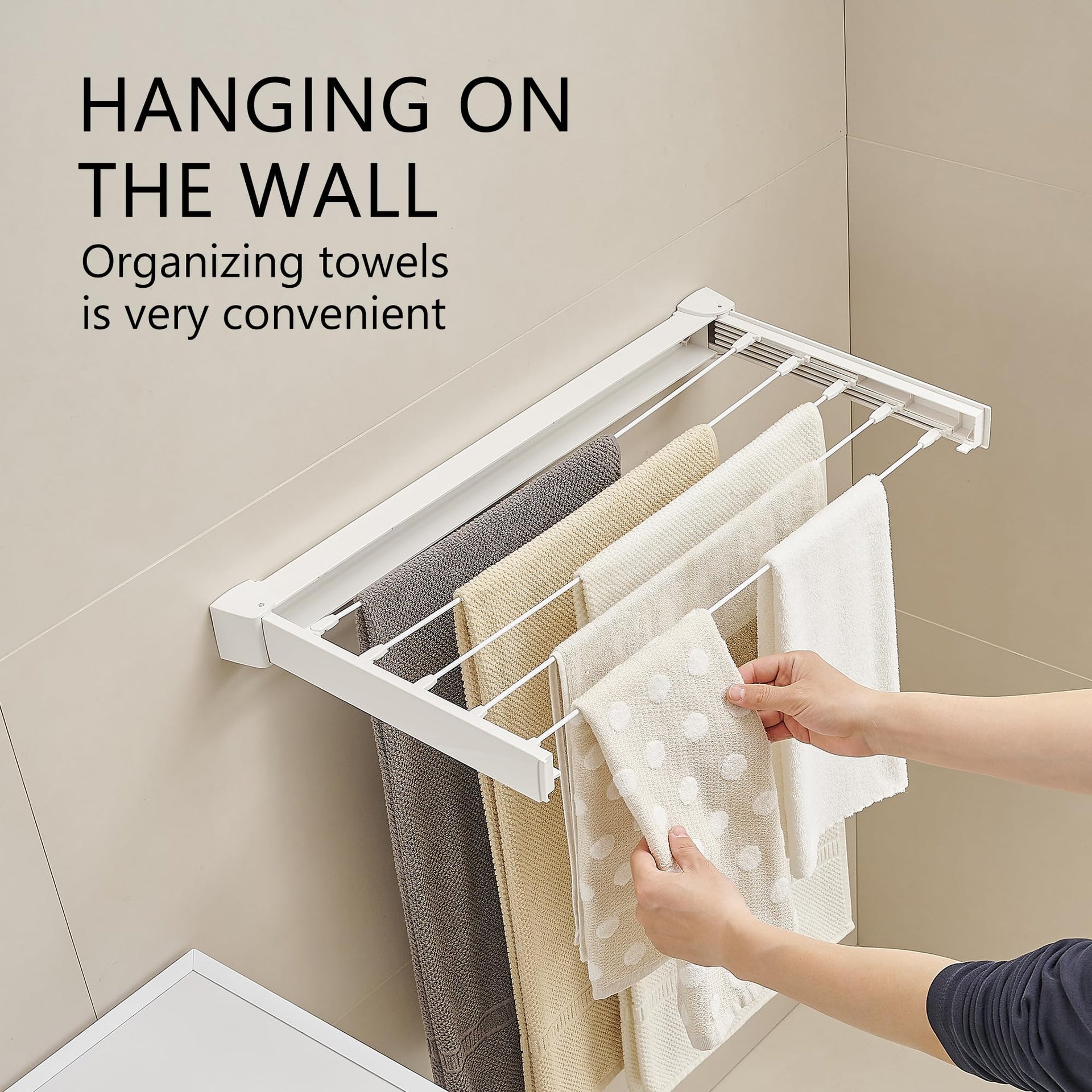 Wall Mounted Clothes Drying Rack