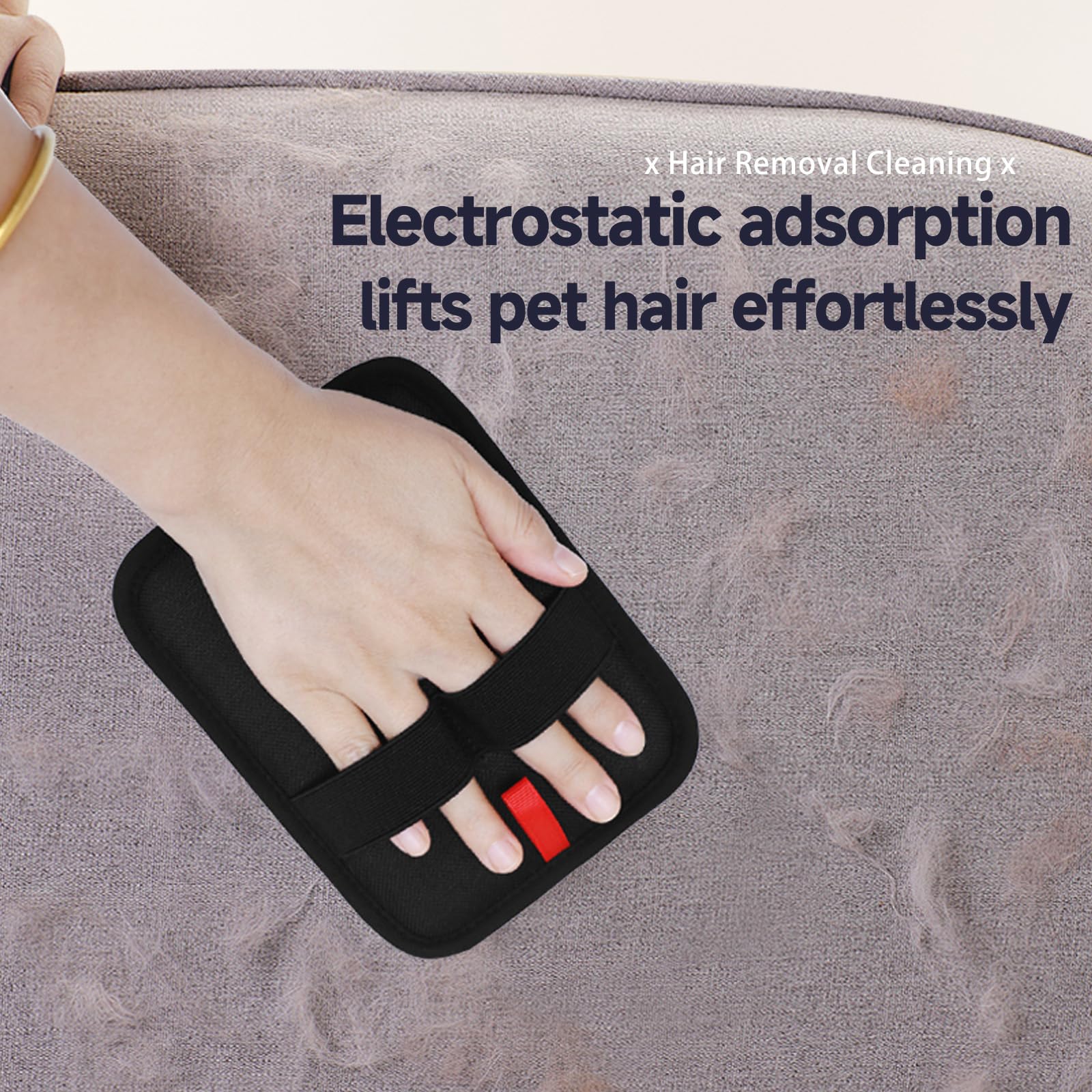 Pet Hair Remover and Electrostatic Cats & Dogs Hair Remover (2 Count)