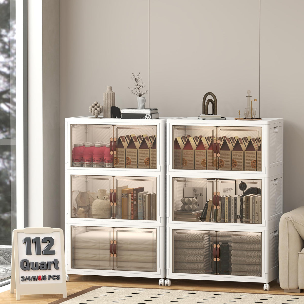 672QT Lockable Plastic Storage Bins