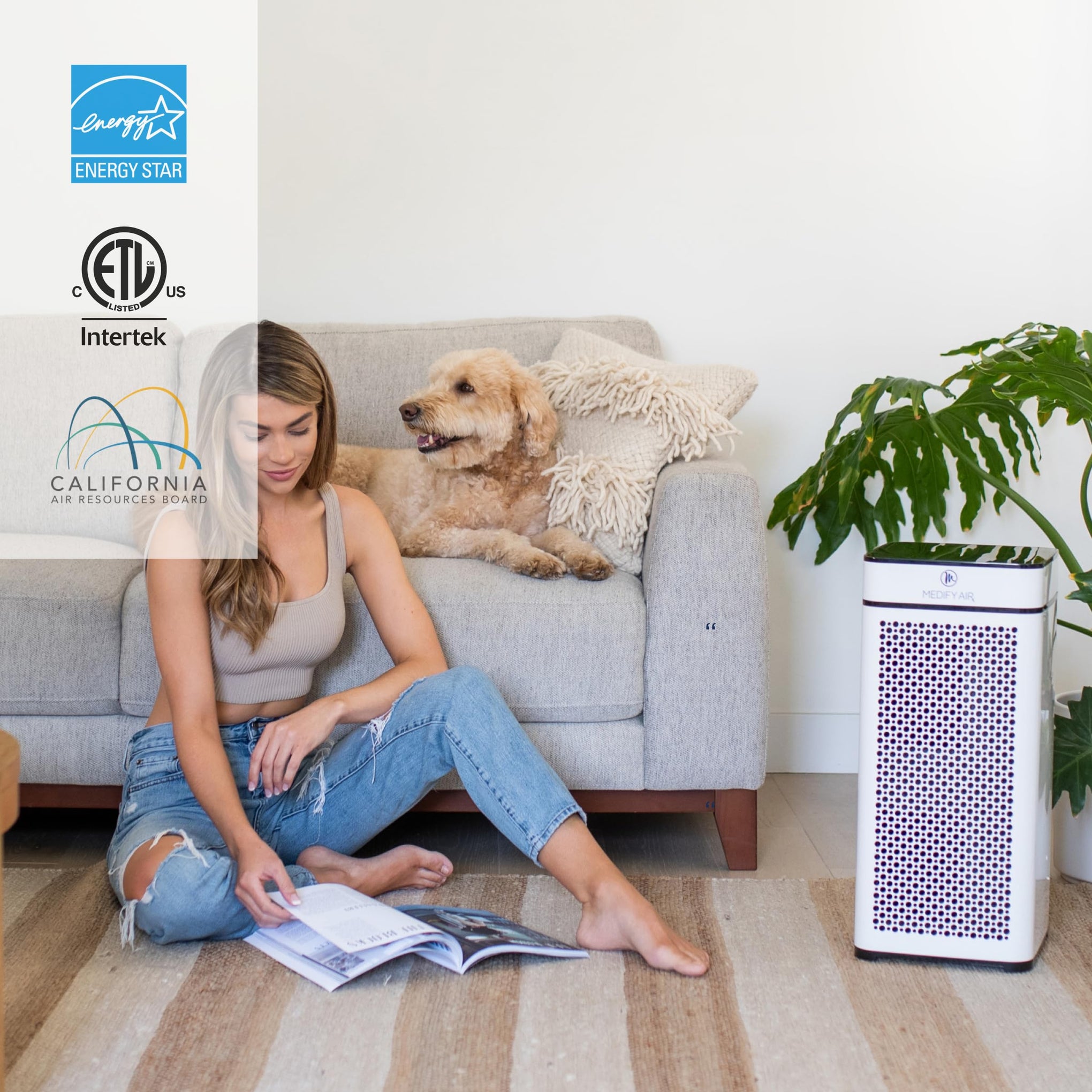 Medify MA 40 UV Light Air Purifier with HEPA Filter