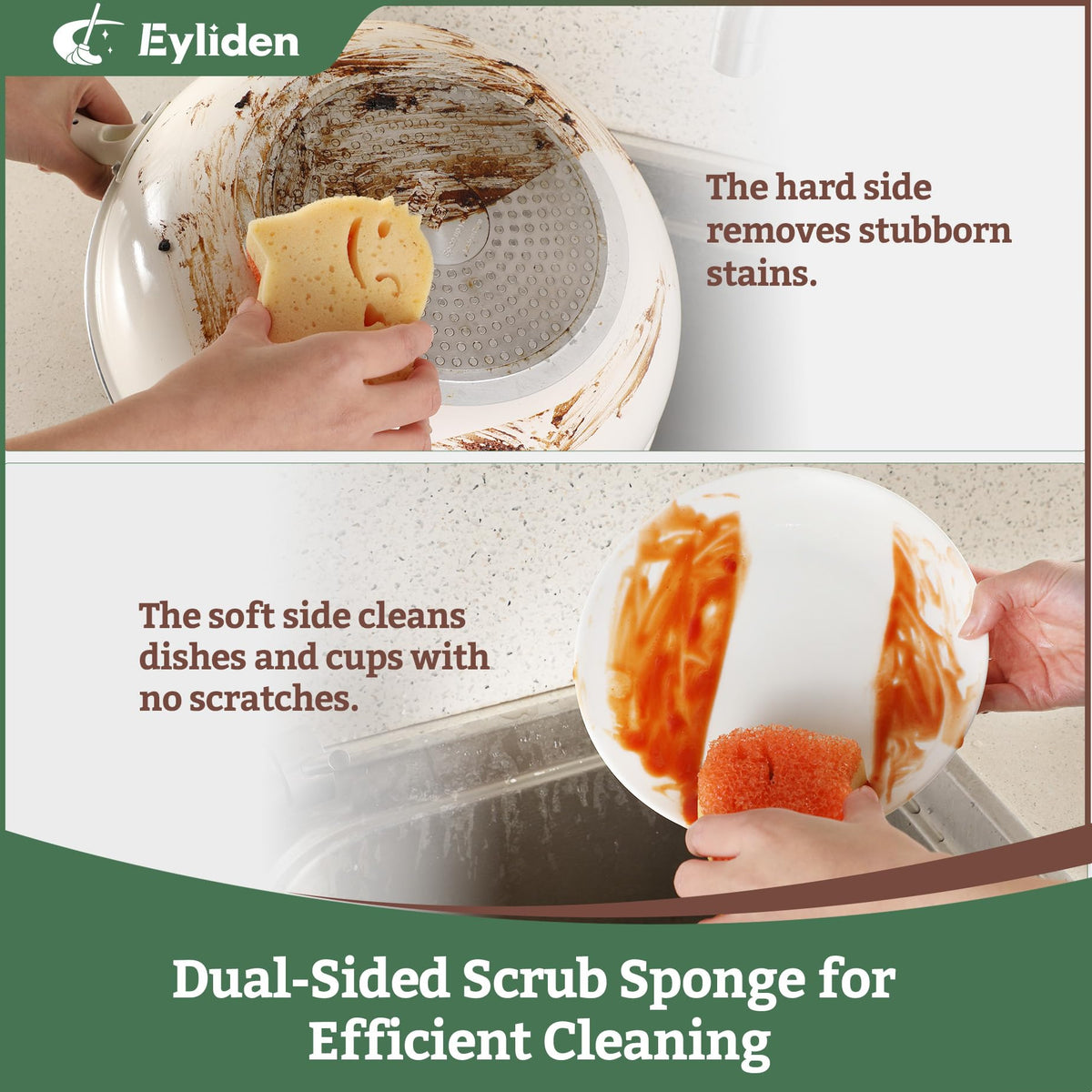 6 Pack Scrub Sponge (6 Count)