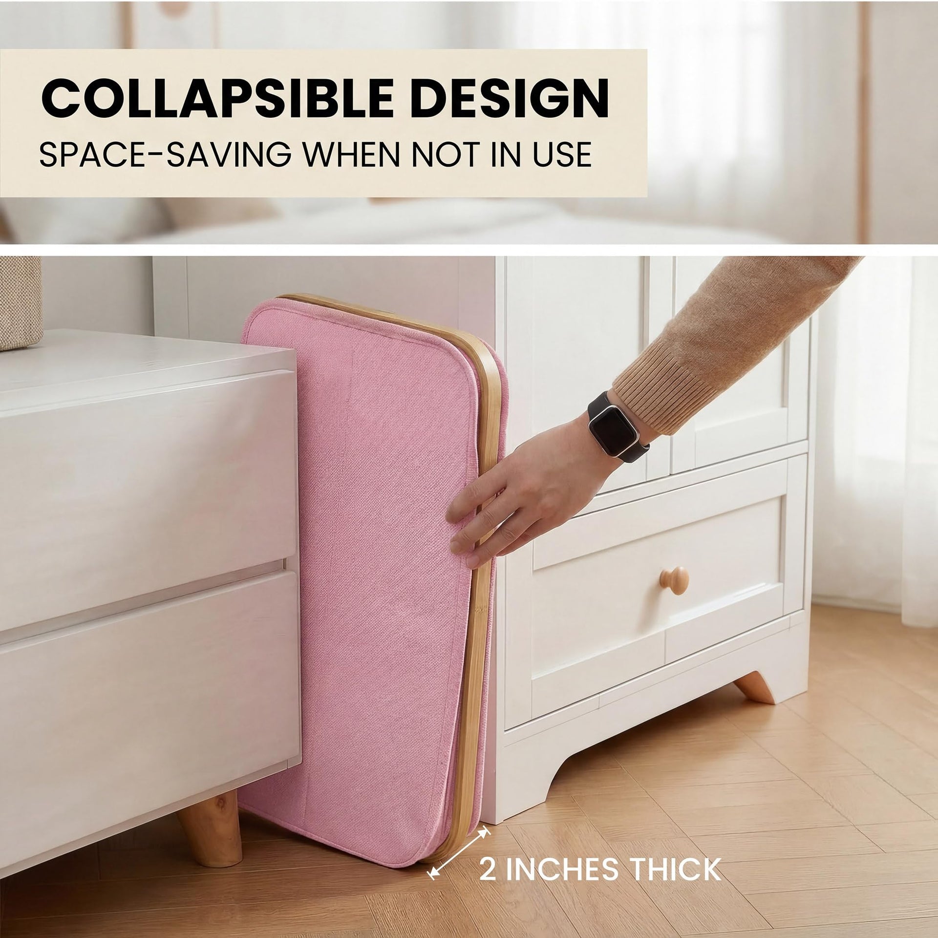 Slim Laundry Basket with Lid