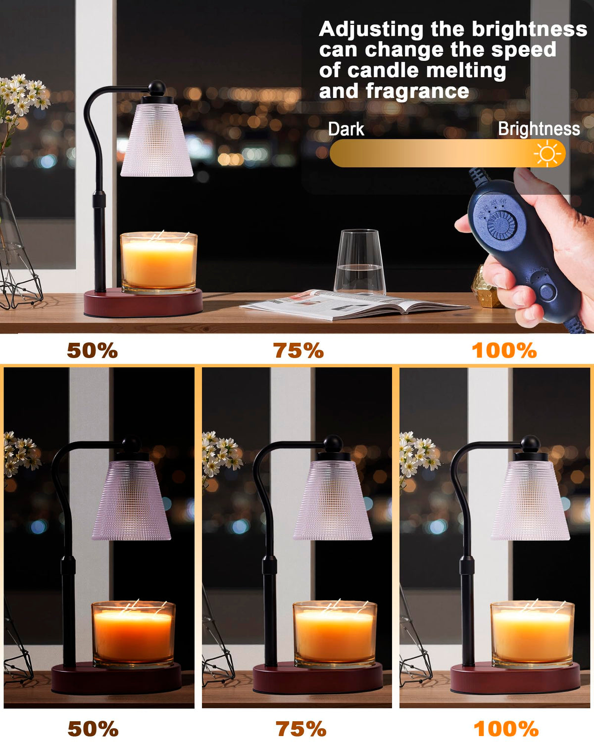 Candle Warmer Lamp with Timer
