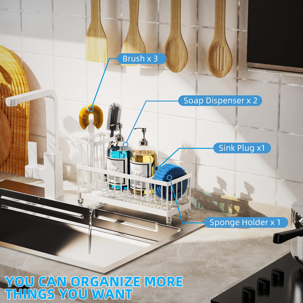 Extra Large Kitchen Sink Caddy