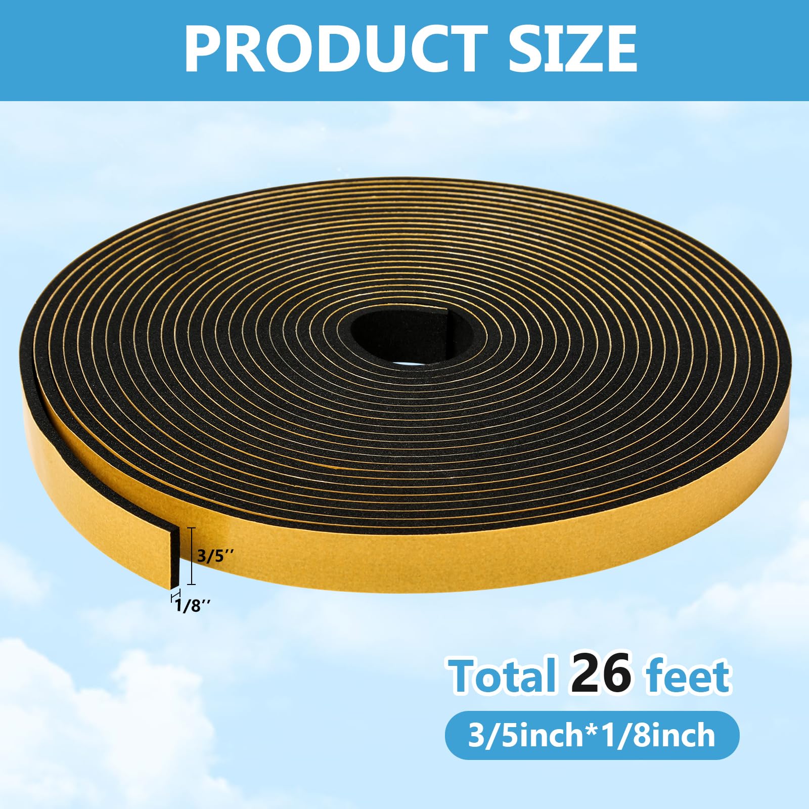 Black Weather Stripping Door Seal Strip