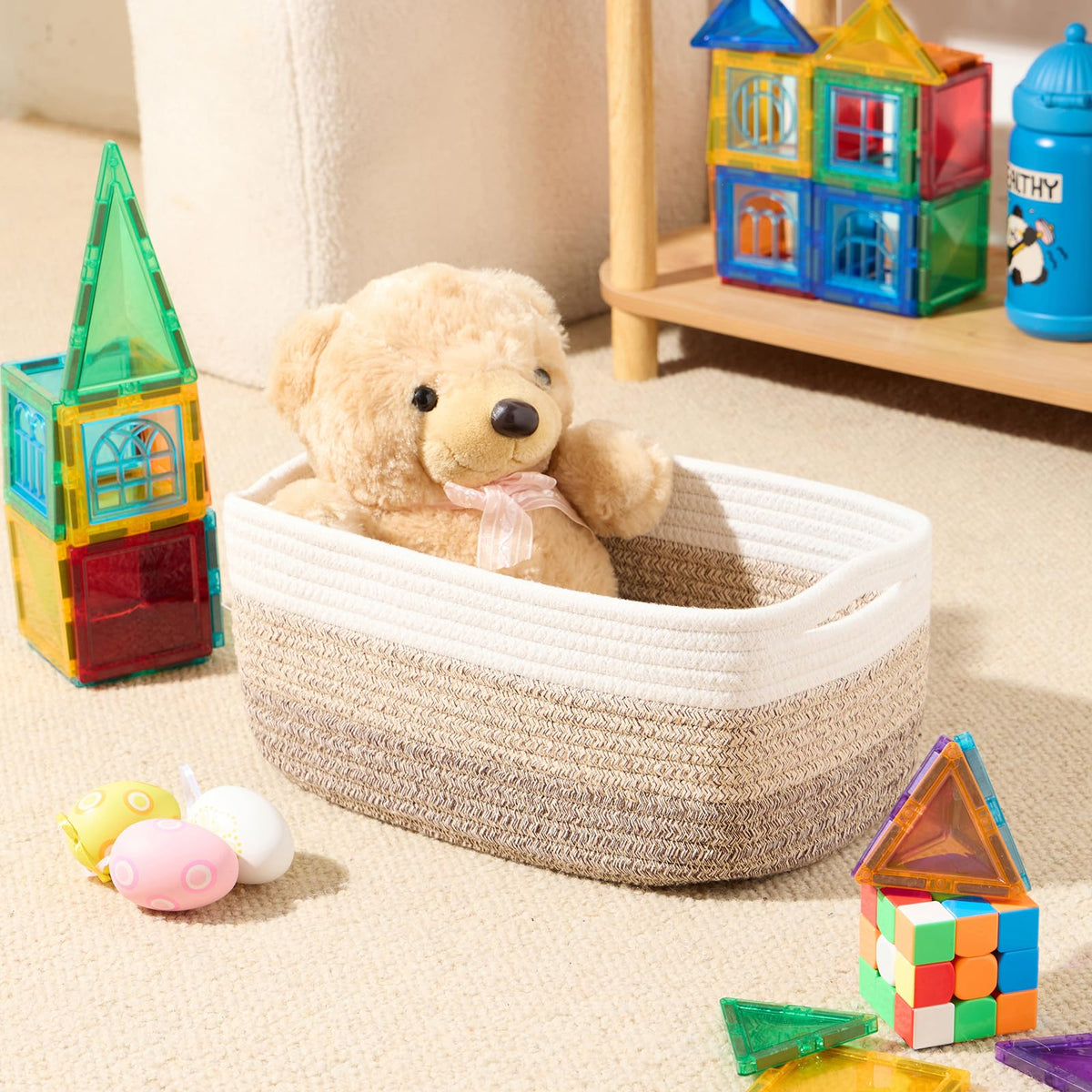 Small Storage Baskets for Organizing (4 Count)
