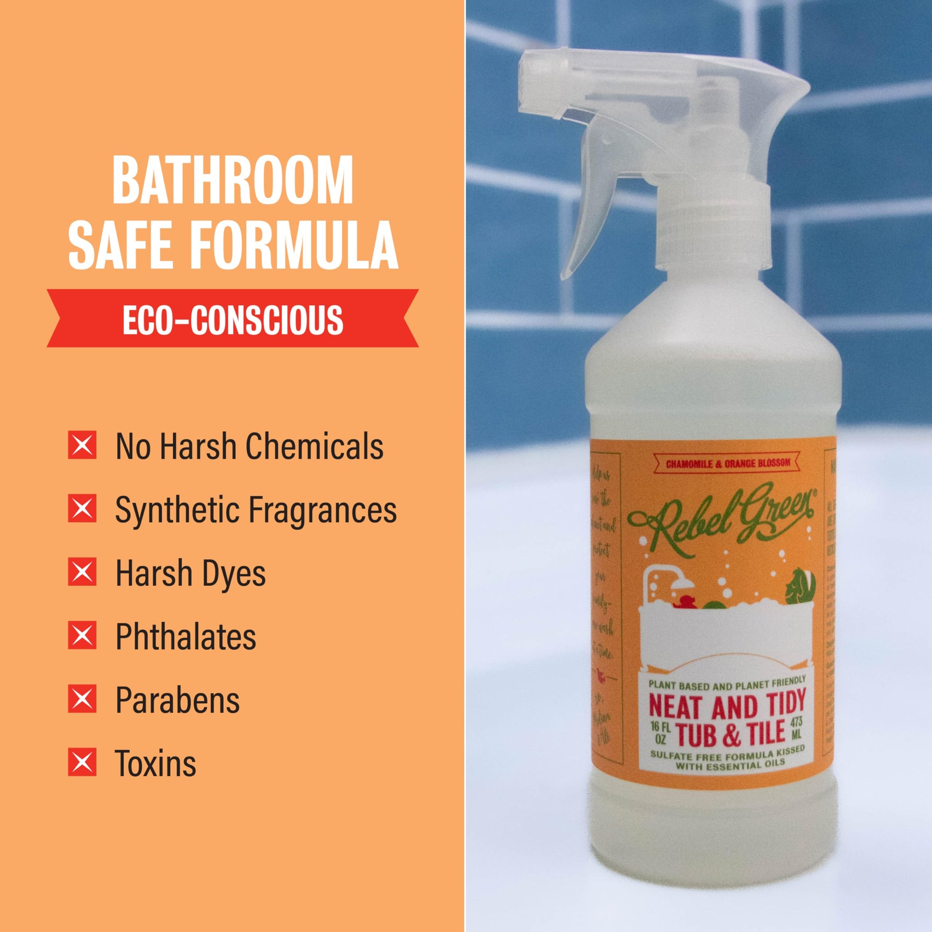Neat and Tidy Tub and Tile Bathroom Cleaner Spray (16 Fl Oz)