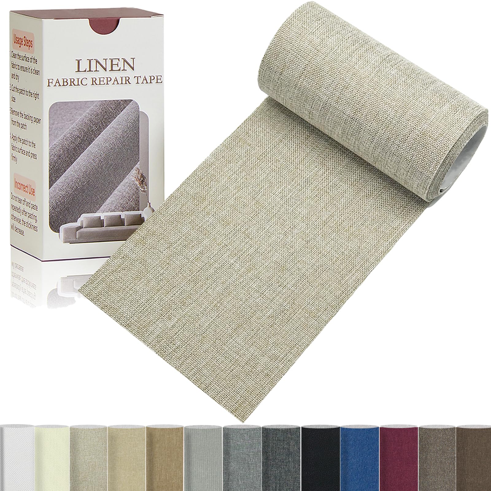 Linen Repair Tape 4x70 Inch Self