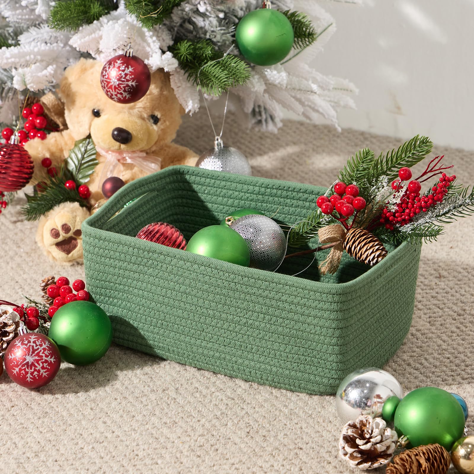 Small Storage Baskets for Organizing (3 Count)