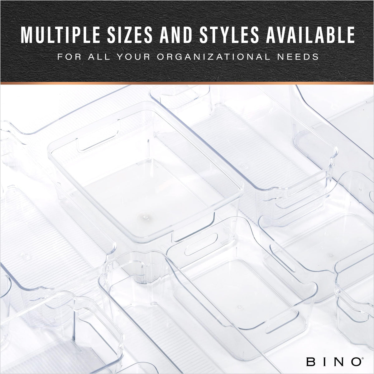 Plastic Organizer Bins (4 Count)