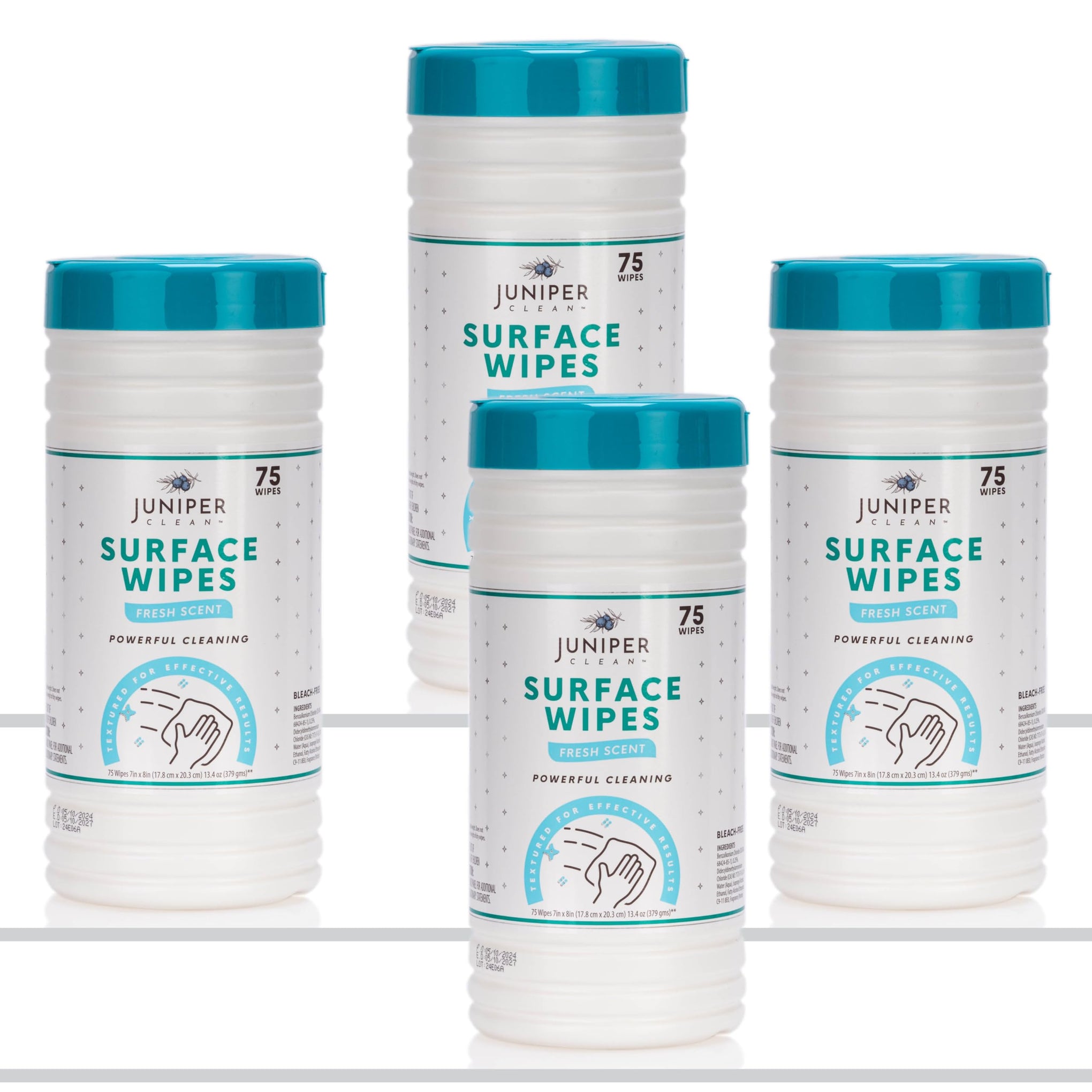 4 Pack Surface Cleaning Wipes Bleach Free (300 Count) - ModHome Supplies