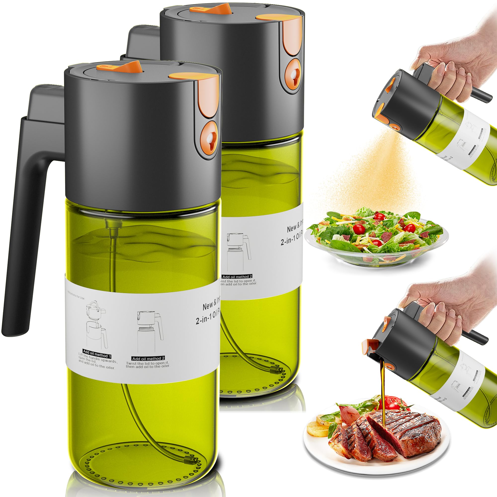 Olive Oil Sprayer & Dispenser for Cooking