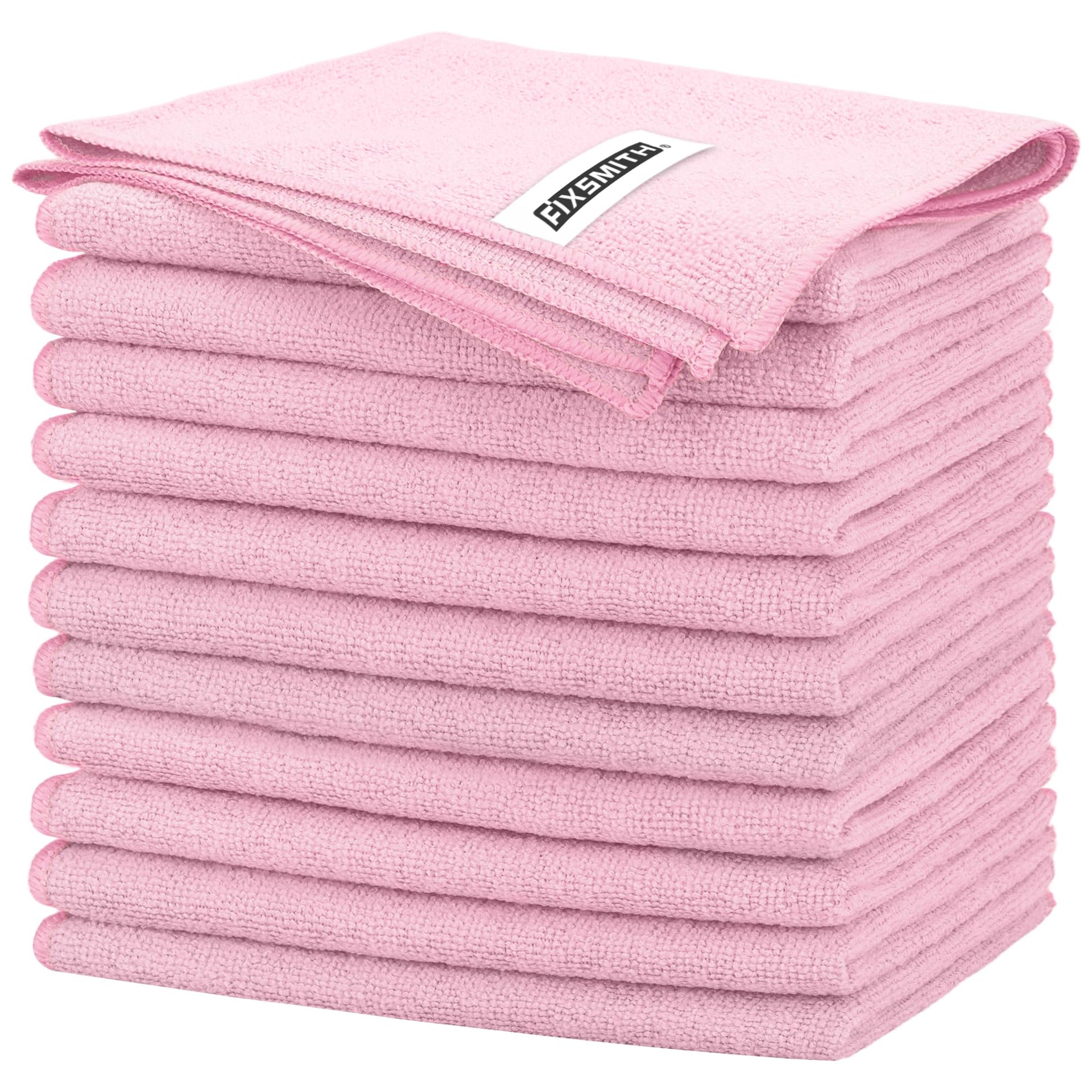 Pink Microfiber Cleaning Cloth (12 Count)