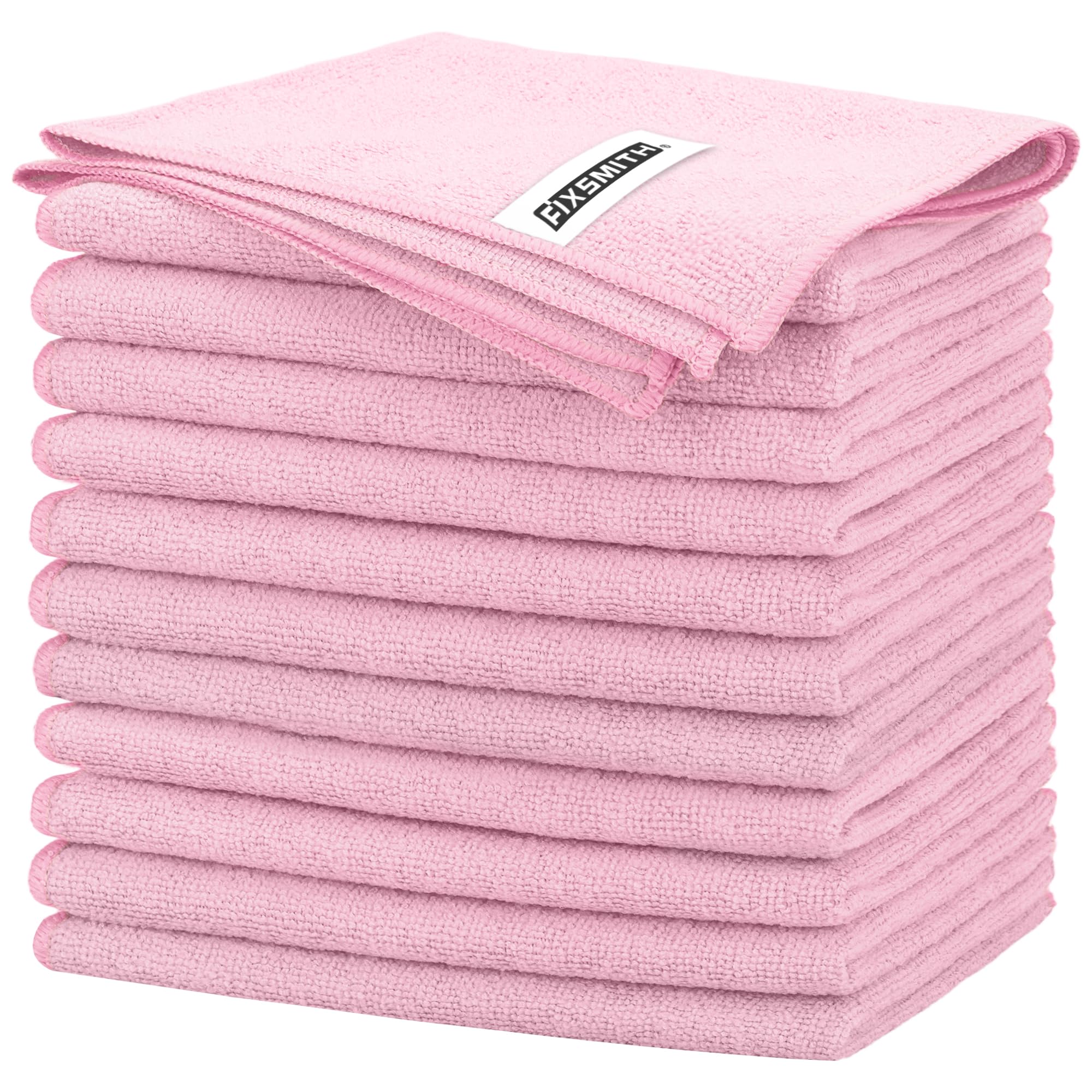 Pink Microfiber Cleaning Cloth (12 Count)