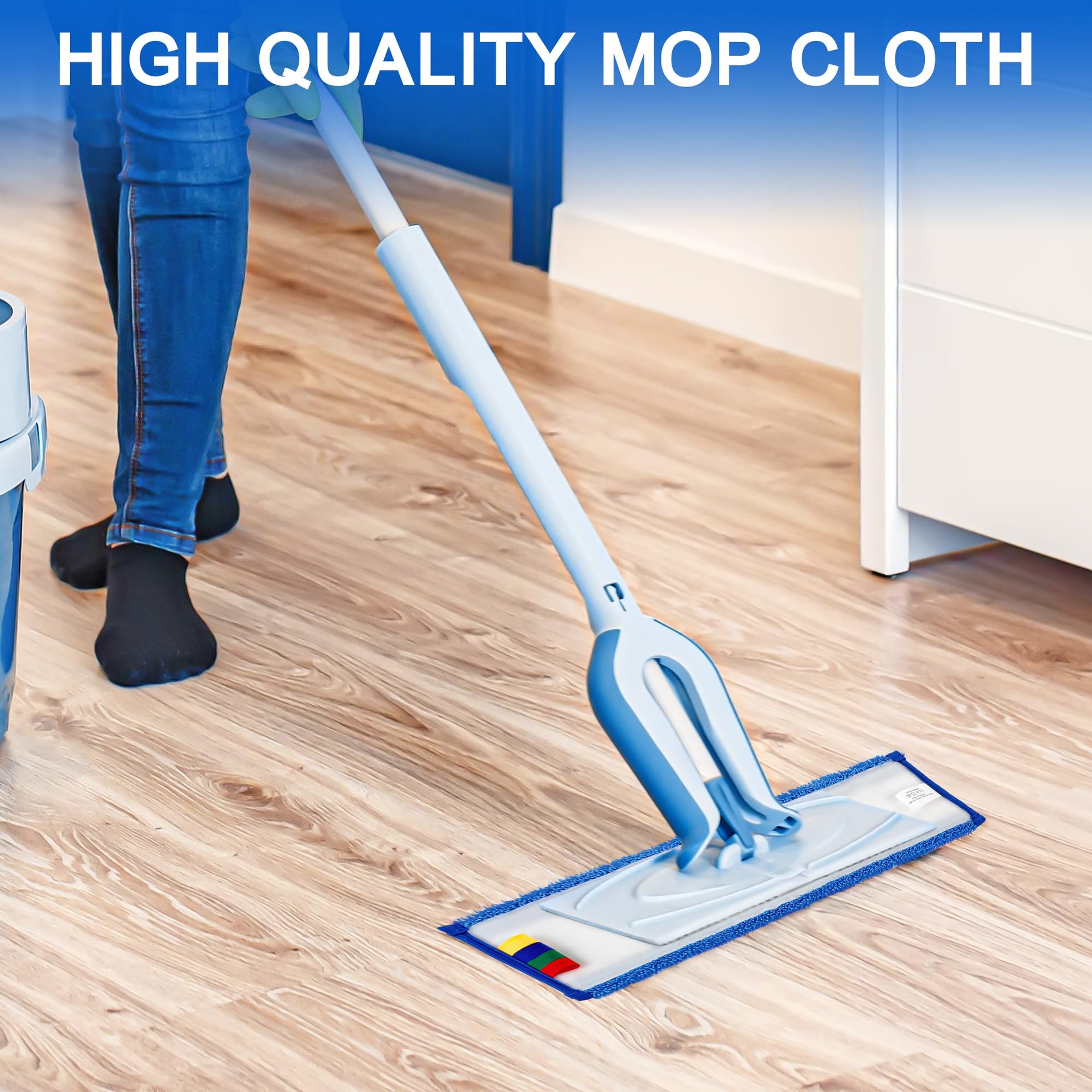 15 Pack Replacement Microfiber Mop Pad (12 Count) - ModHome Supplies