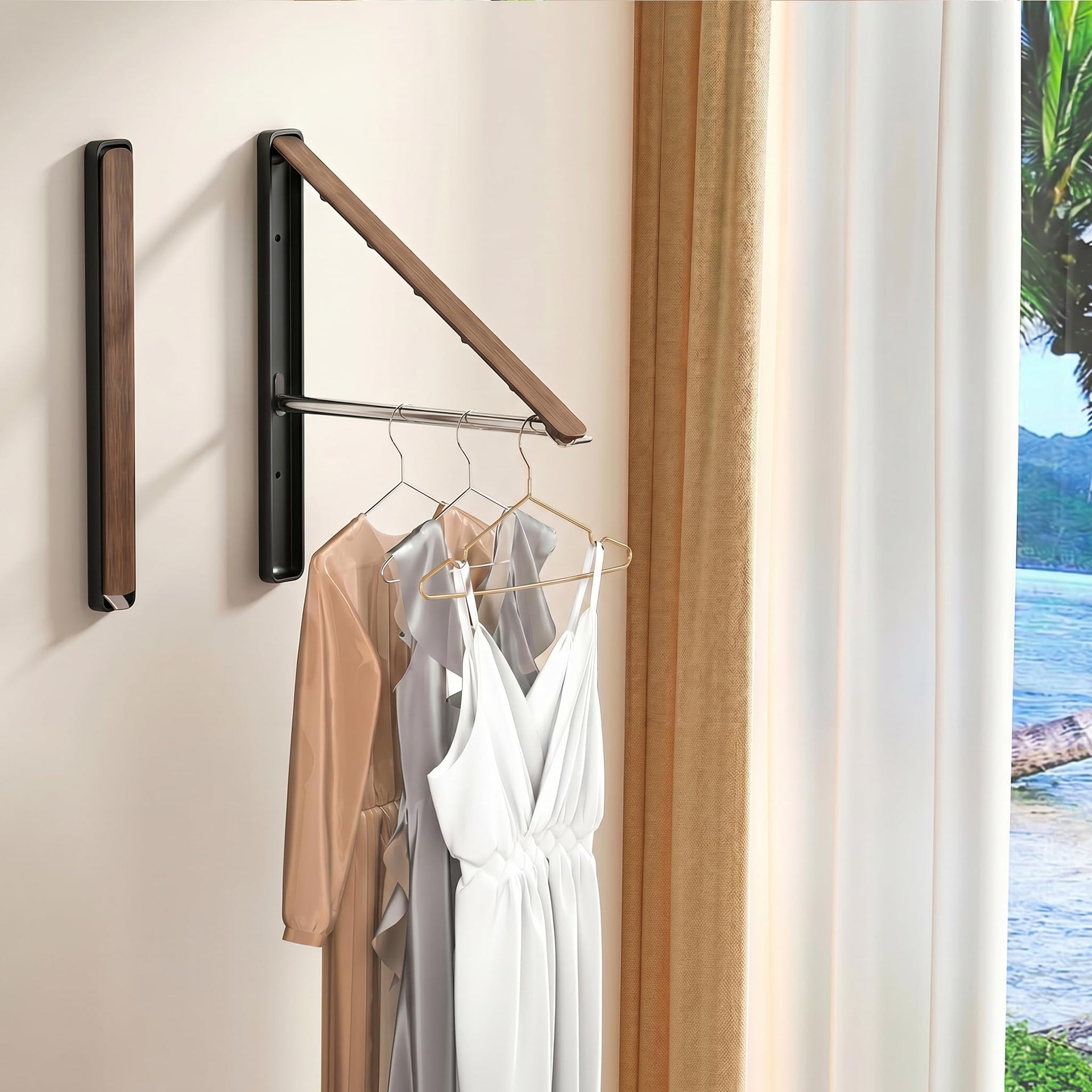 Clothes Drying Rack Wall Mounted