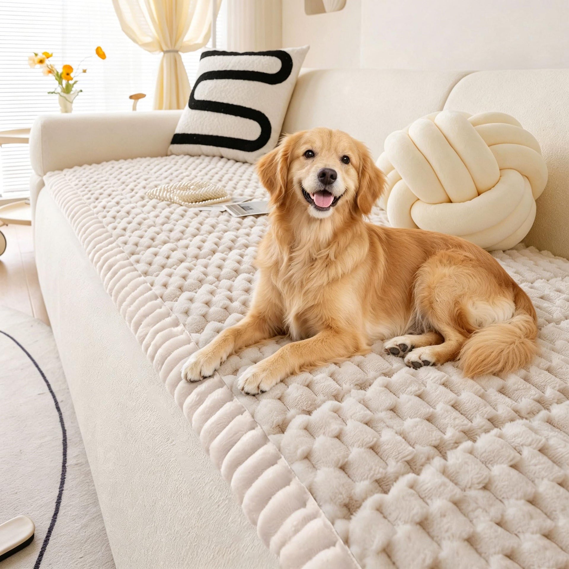 Couch Covers for Dogs Washable Non Slip Pet Couch Cover Protector (3 Count)