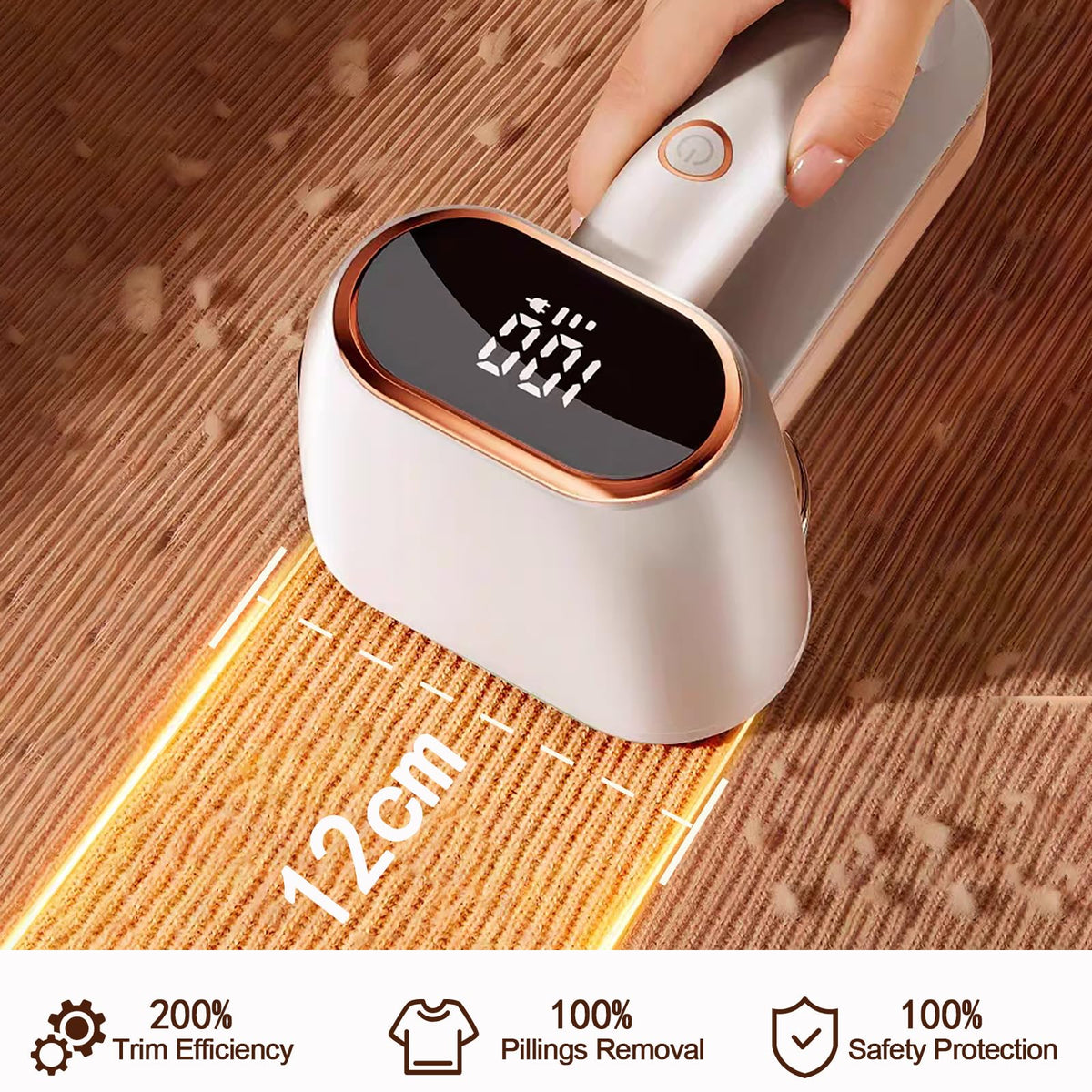 Dual Head Fabric Shaver and Lint Remover