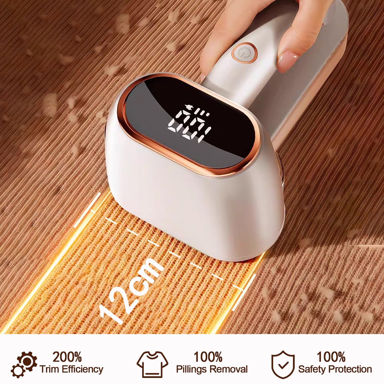 Dual Head Fabric Shaver and Lint Remover