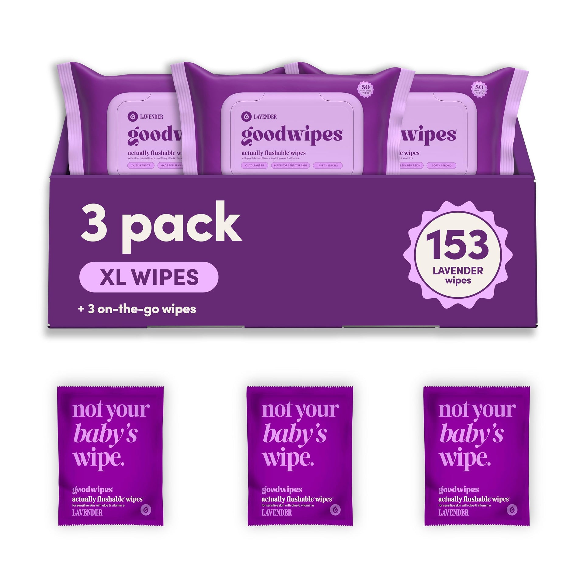 Flushable Wipes (150 Count)