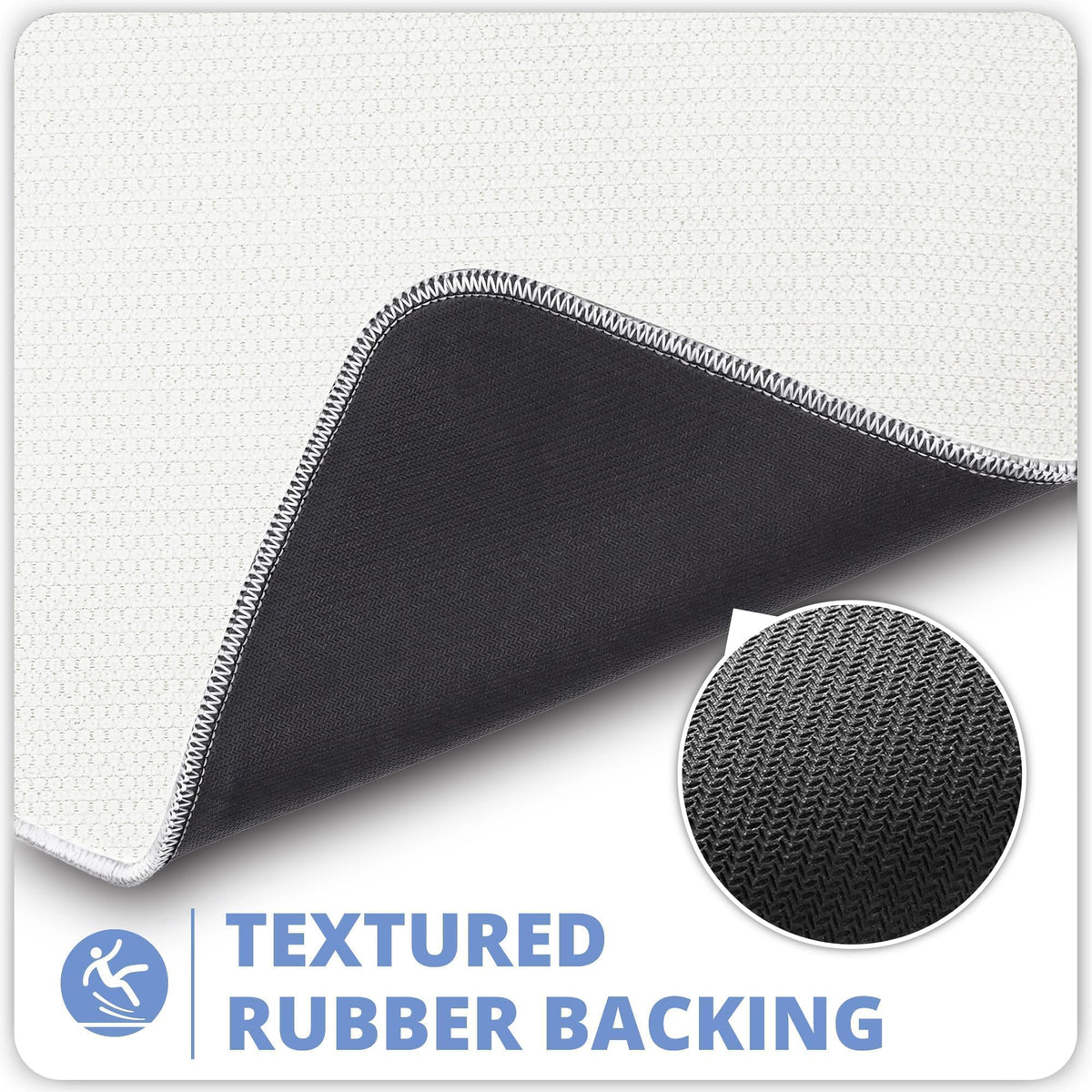 Bath Mat Ultra Thin Bathroom Runner Rugs (6.96 Sq Ft)