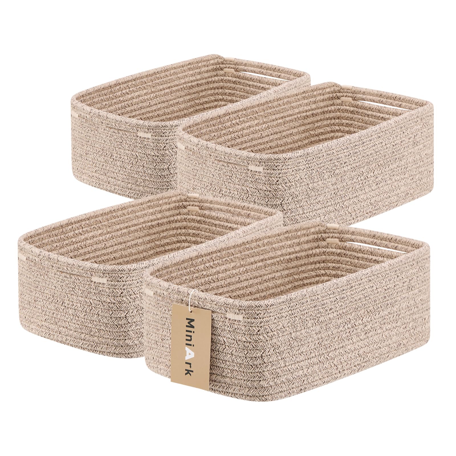 Small Storage Baskets for Organizing (4 Count)