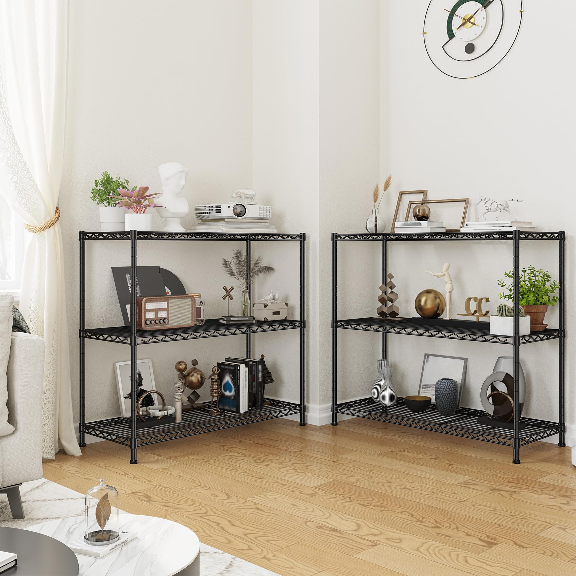 3 Tier Metal Shelving 468LBS