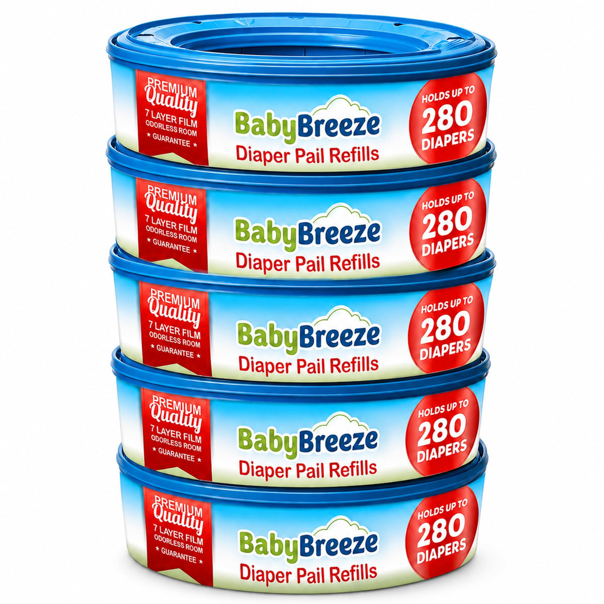 Diaper Pail Refill Bags for Diaper Genie (1400 Count)