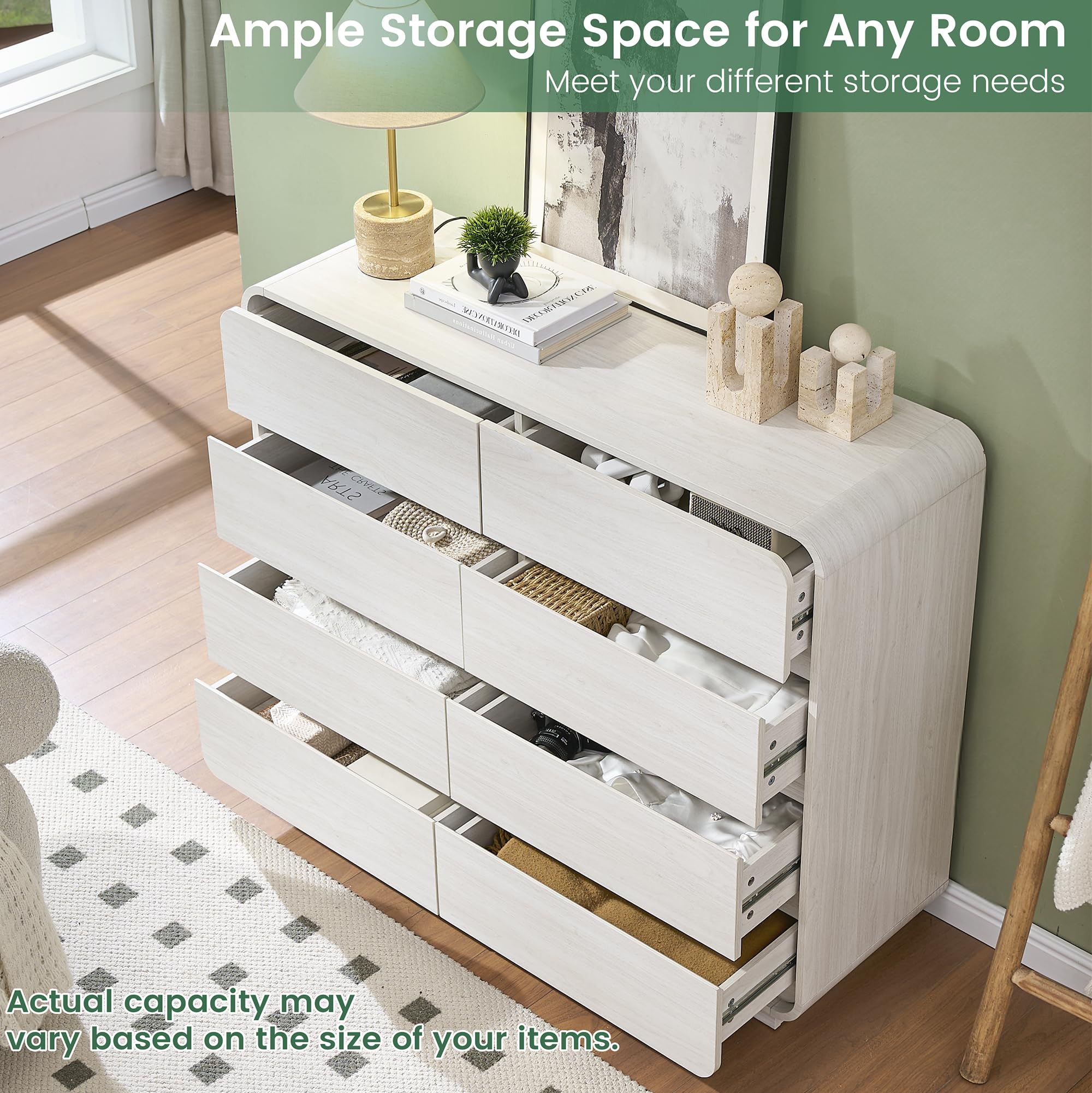 47’’ Wide Dresser with 8 Drawers