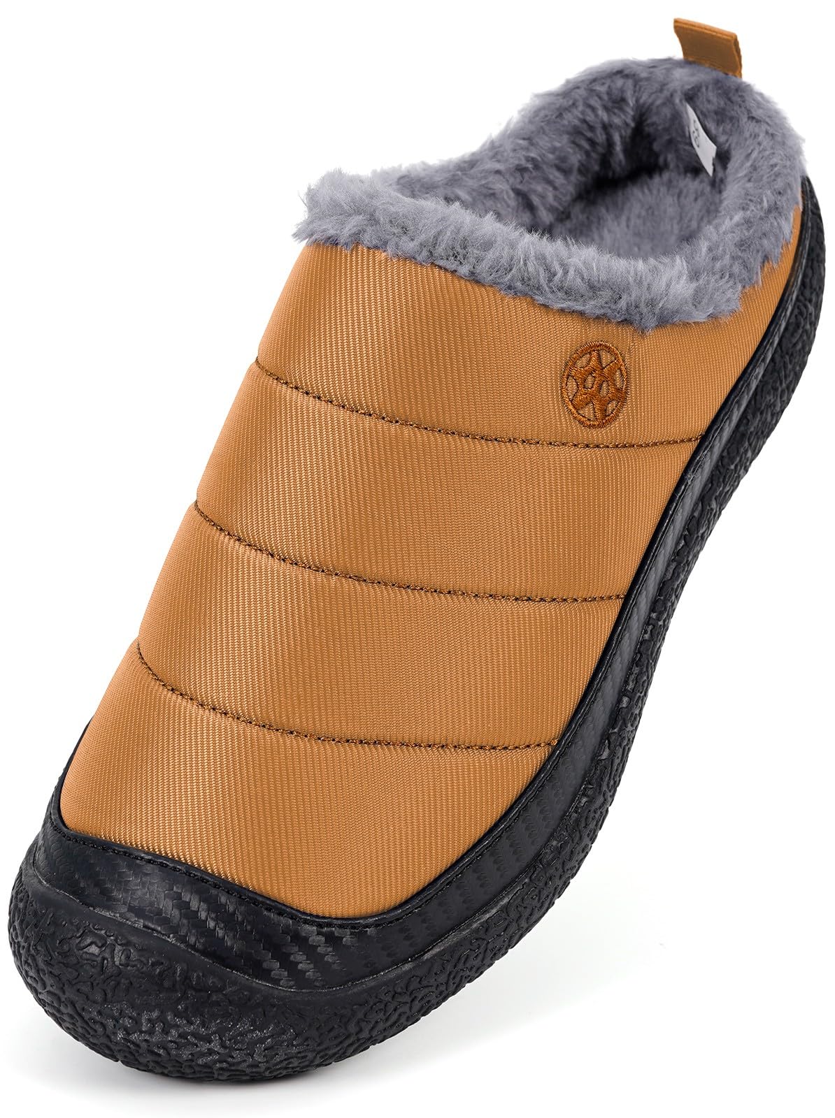 Womens Mens House Slippers Outdoor Winter Shoes Yellow