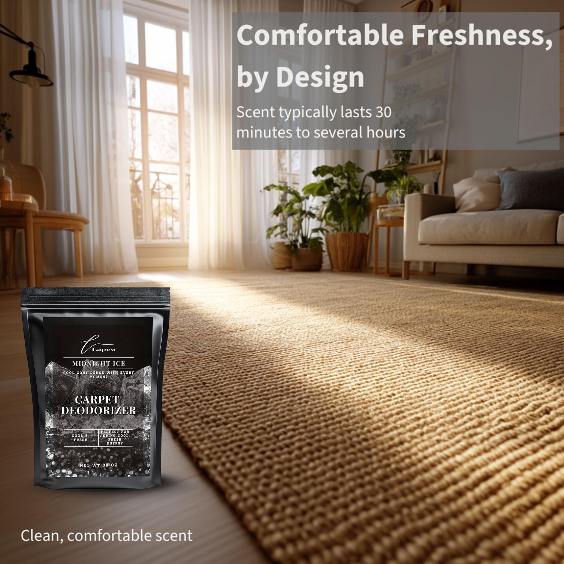 Midnight Ice Carpet Deodorizer Powder (36 Ounce)
