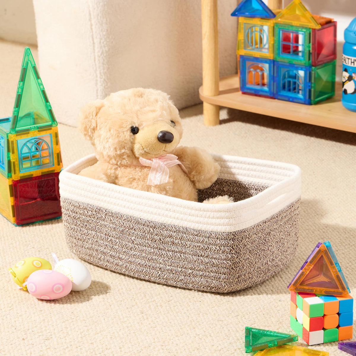 Small Storage Baskets for Organizing (3 Count)