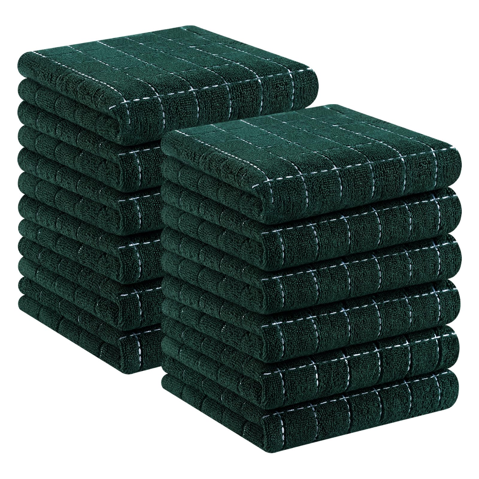 100% Cotton Terry Kitchen Towels (12 Count)