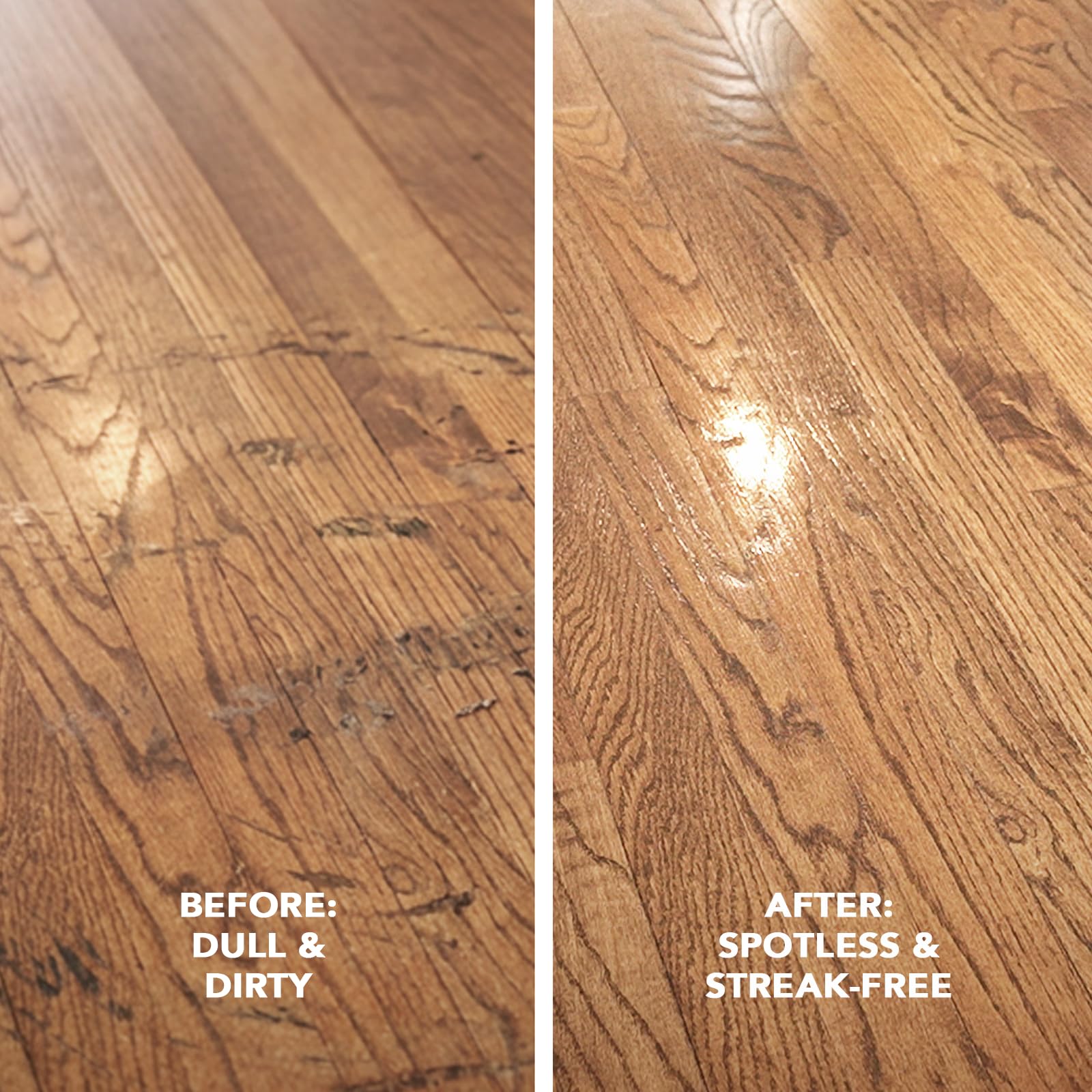 Hardwood Floor Cleaner and Polish Restorer Combo