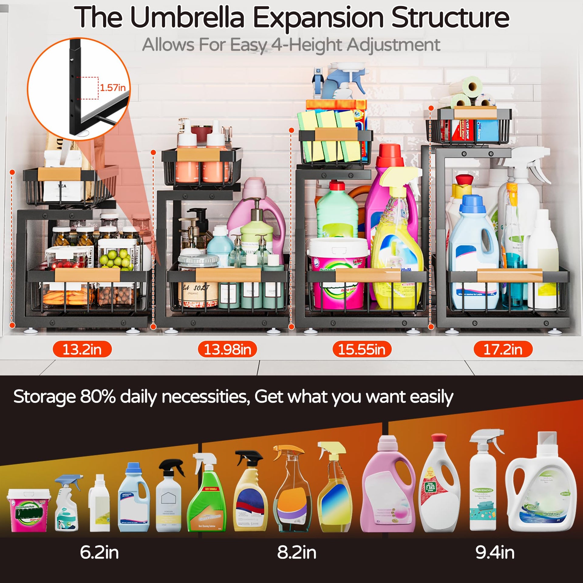 Under Sink Organizer (2 Count)
