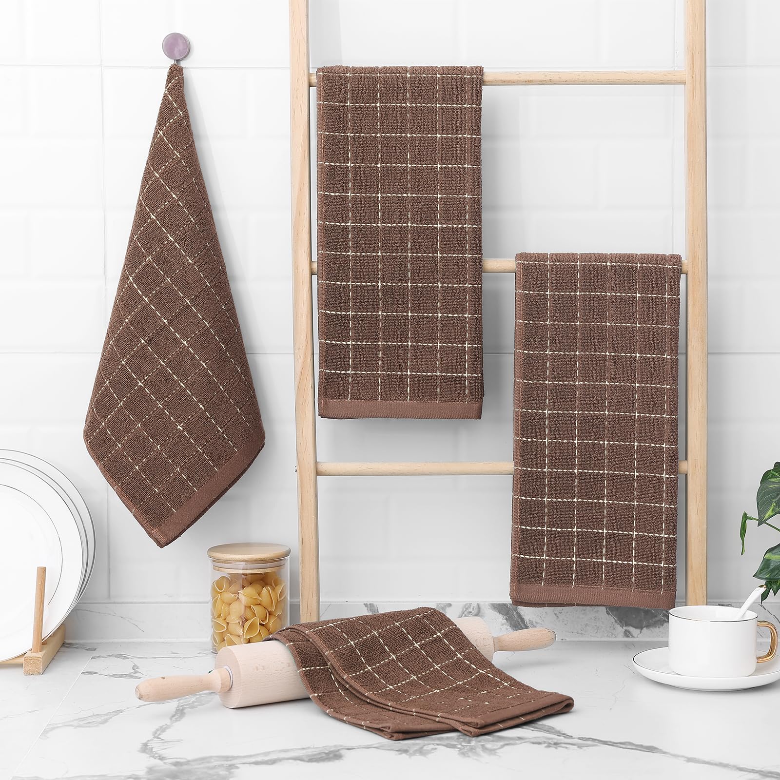 100% Cotton Terry Kitchen Towels (4 Count)