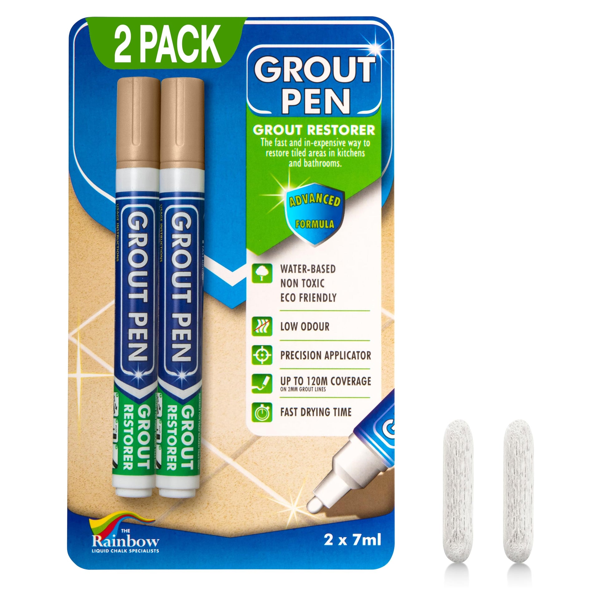 Grout Pen Beige Tile Grout Paint Marker (2 Count)