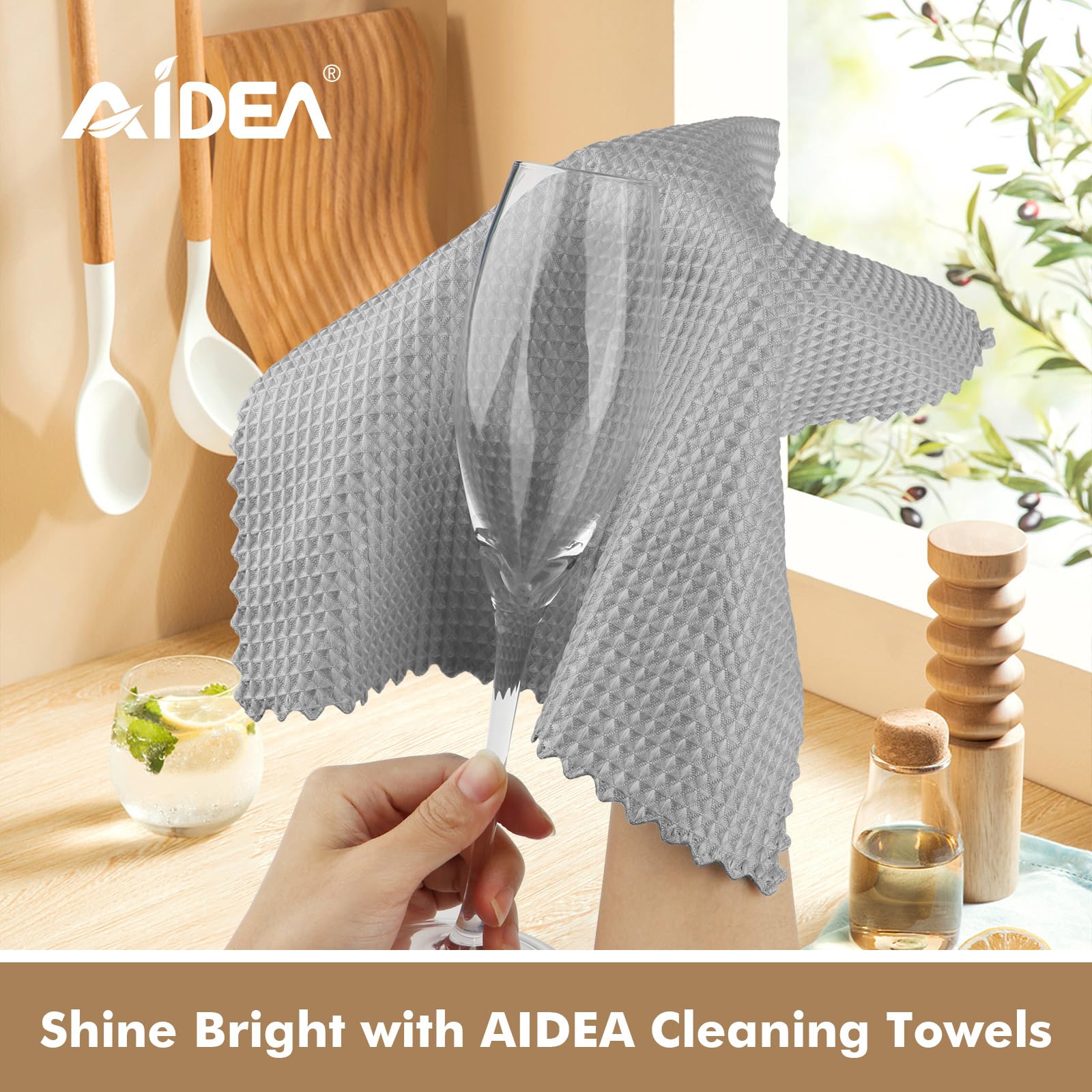 Microfiber Glass Cleaning Cloth (12 Count)