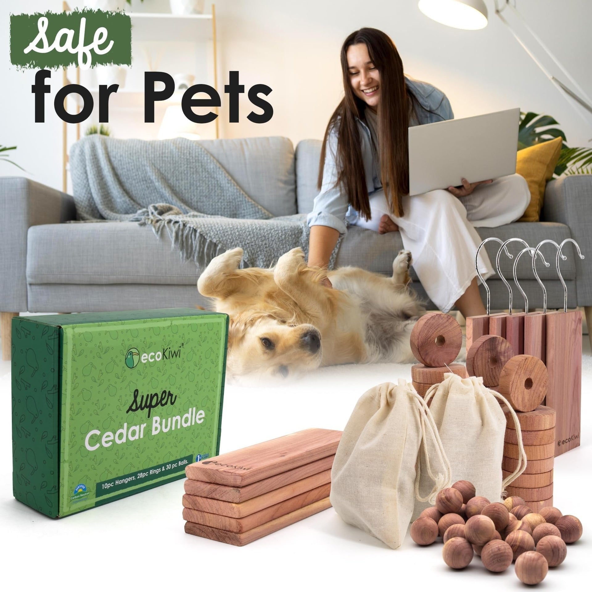 Cedar Bundle for Clothes Storage (68 Count)