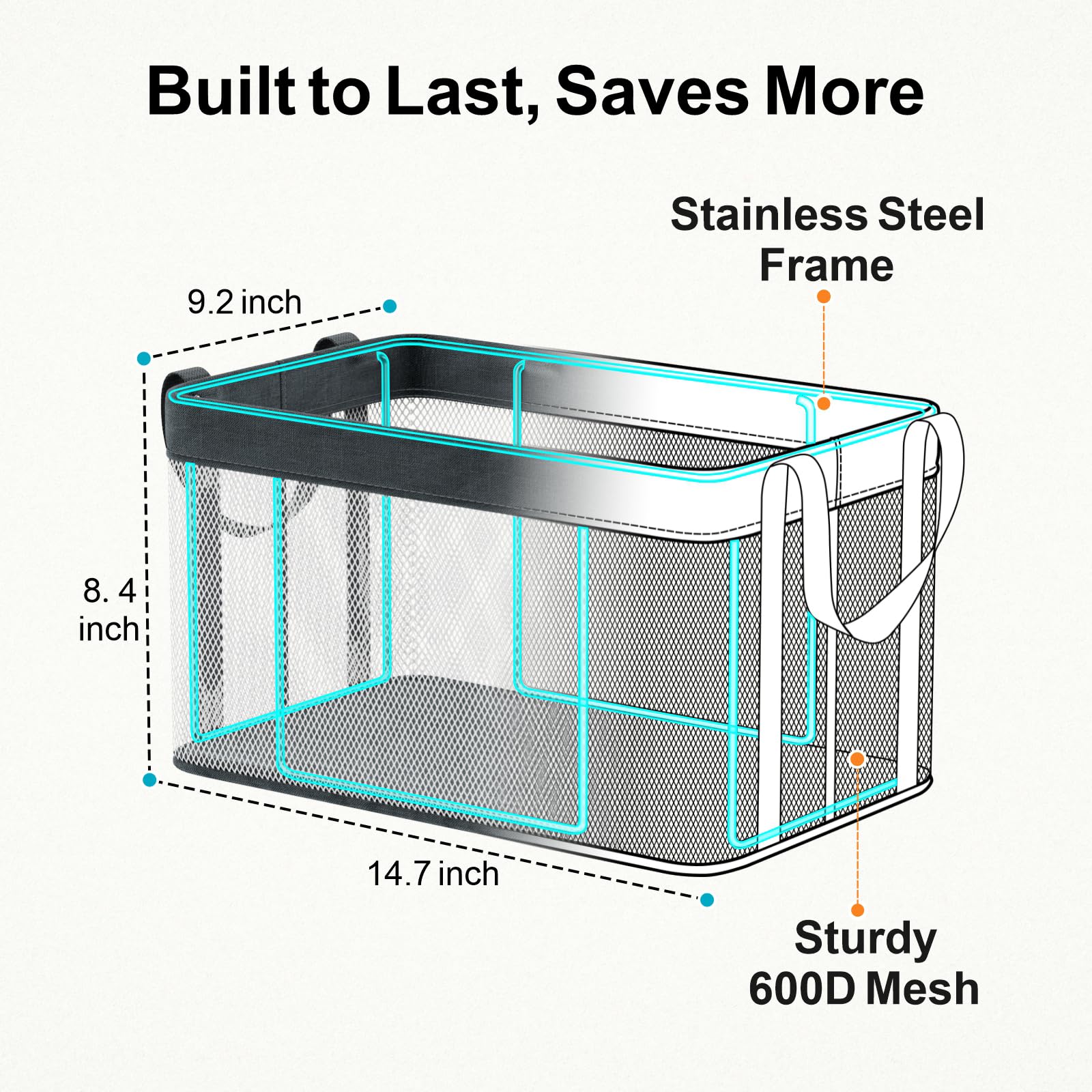 Deep Freezer Organizer Bins (6 Count)